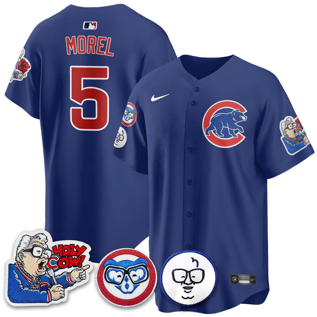 CHC Limited Jersey - Harry Caray "Holy Cow" Patch - Stitched
