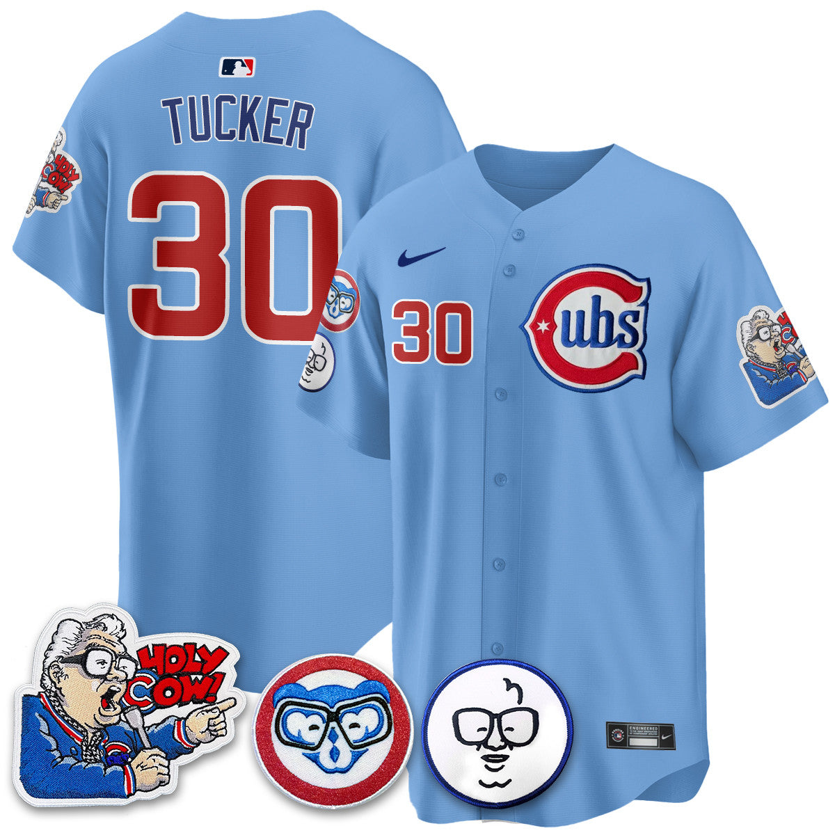 CHC Limited Jersey - Harry Caray "Holy Cow" Patch - Stitched