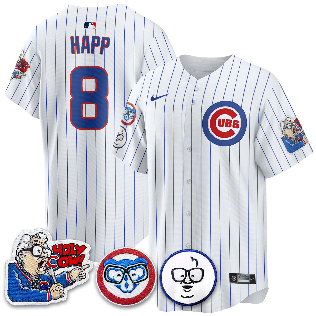 CHC Limited Jersey - Harry Caray "Holy Cow" Patch - Stitched