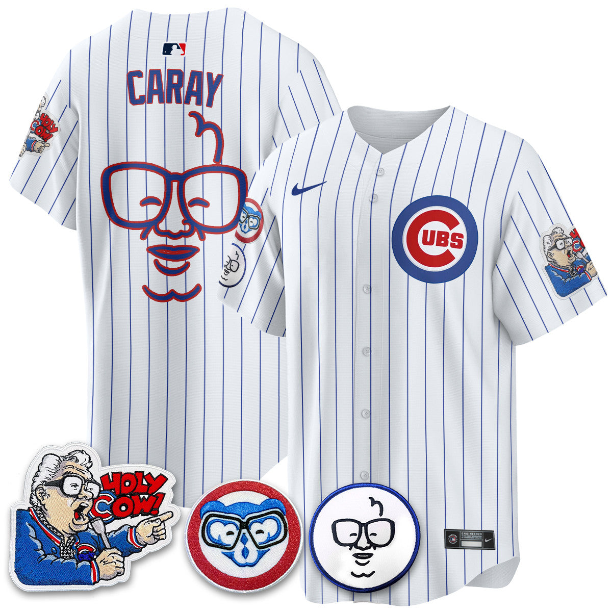 CHC Limited Jersey - Harry Caray "Holy Cow" Patch - Stitched