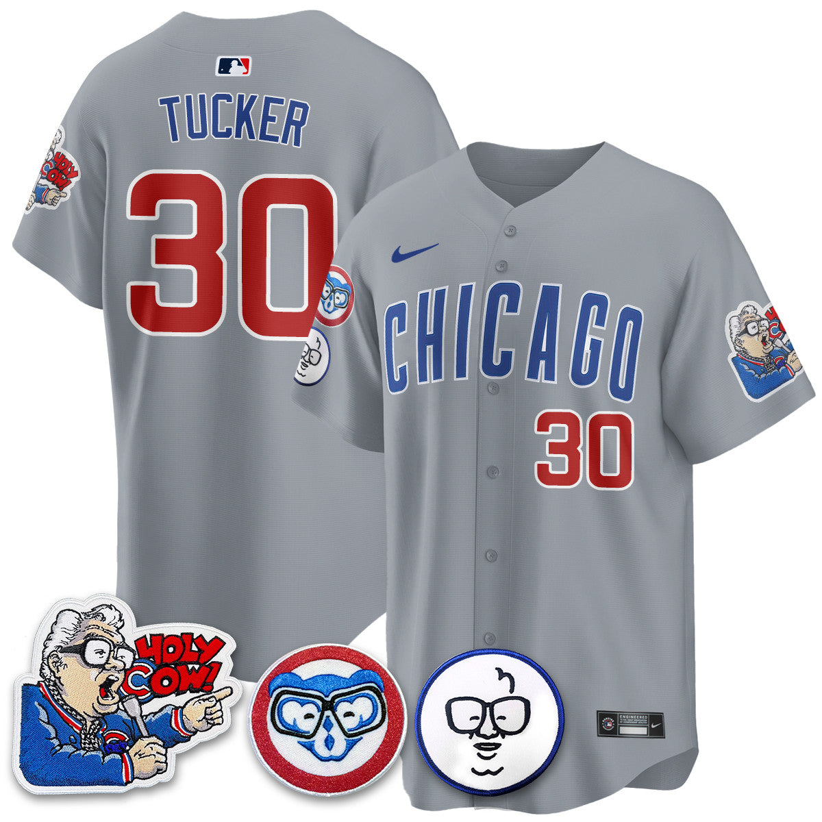 CHC Limited Jersey - Harry Caray "Holy Cow" Patch - Stitched