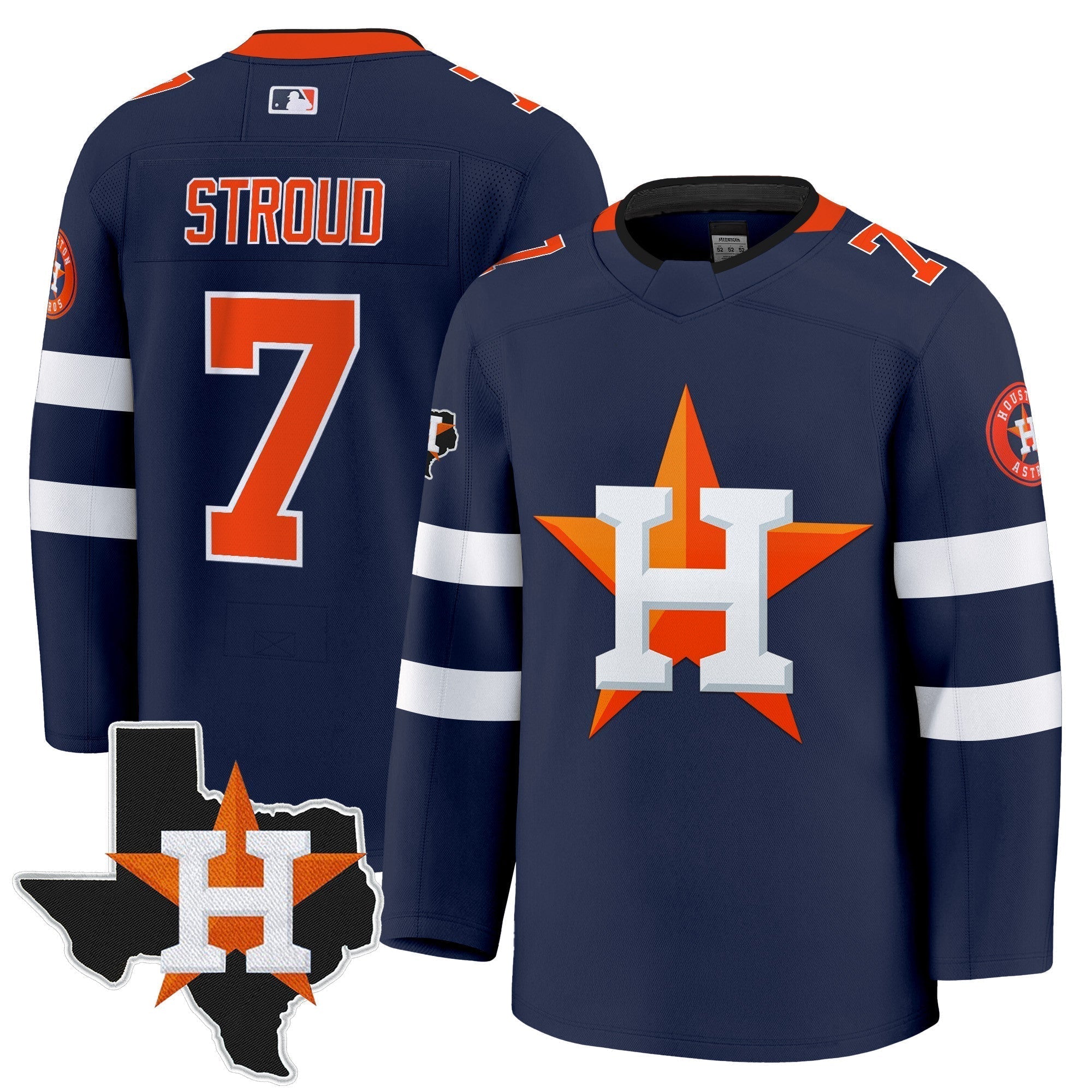HOU Hockey Premium Jersey - Stitched