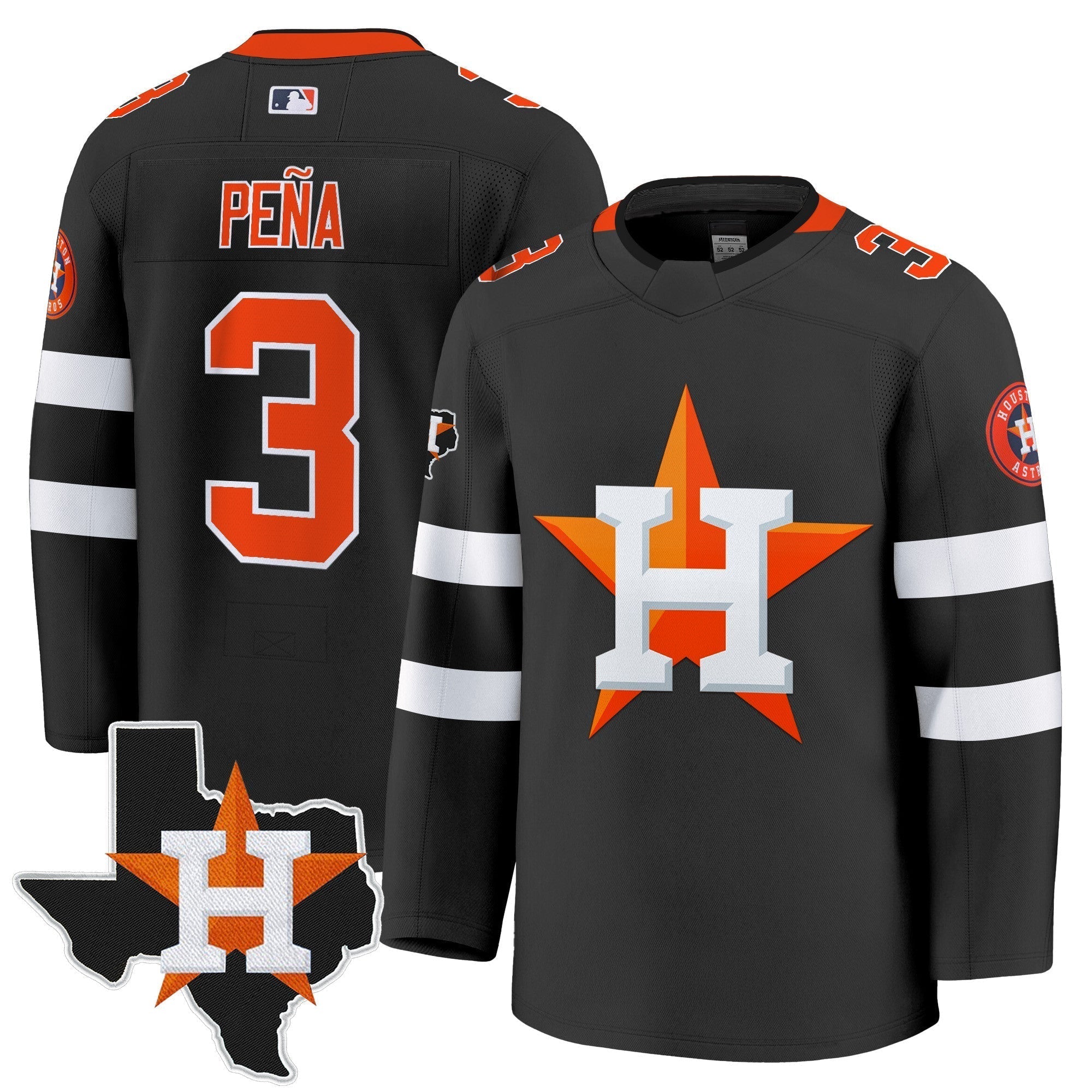 HOU Hockey Premium Jersey - Stitched