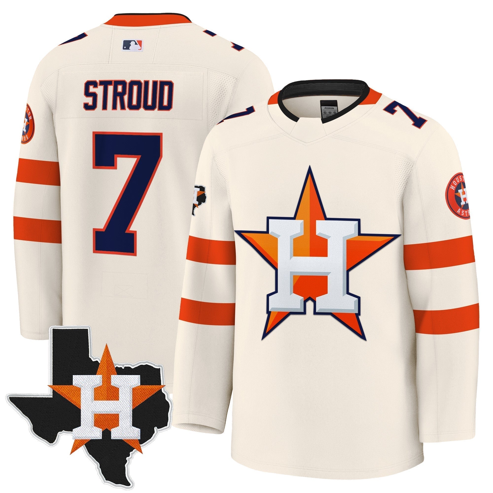 HOU Hockey Premium Jersey - Stitched