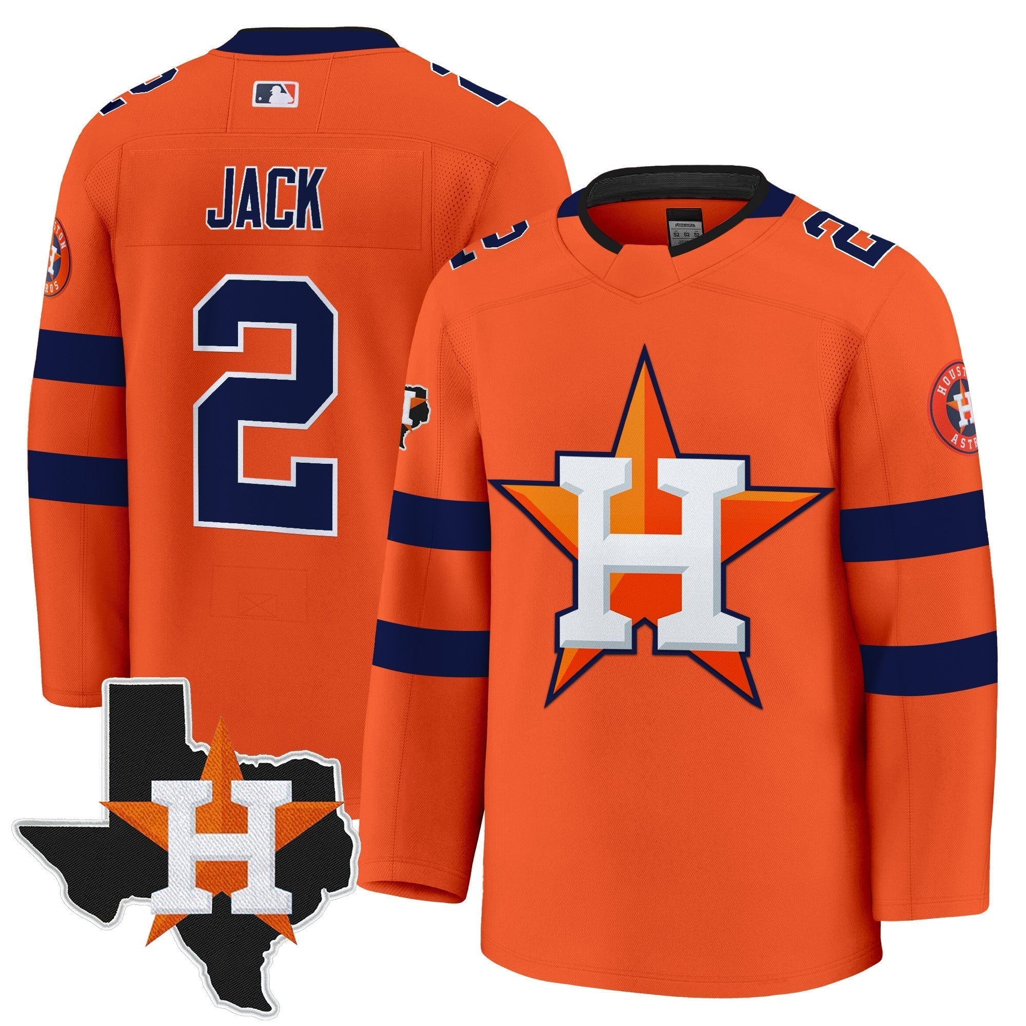 HOU Hockey Premium Jersey - Stitched