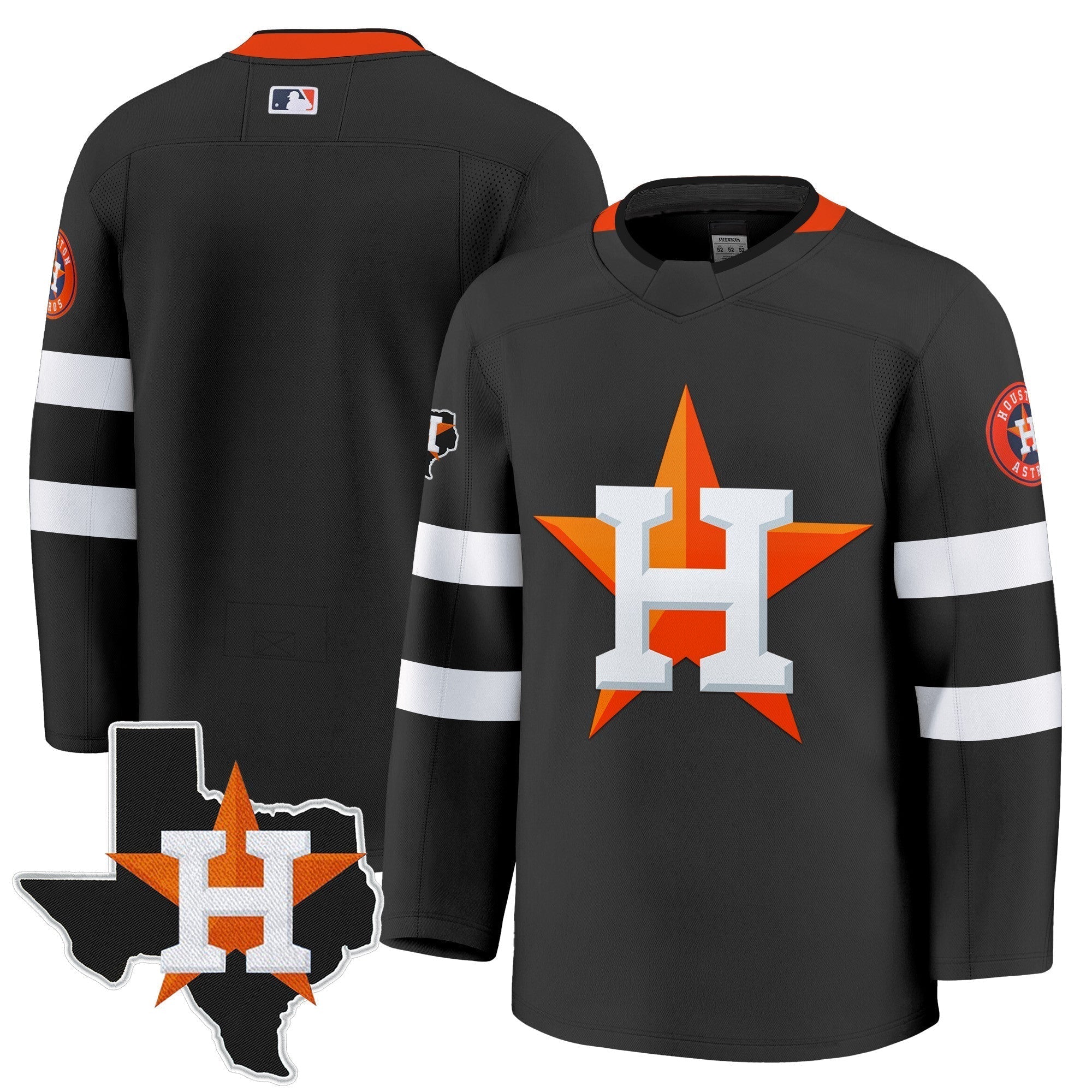 HOU Hockey Premium Jersey - Stitched