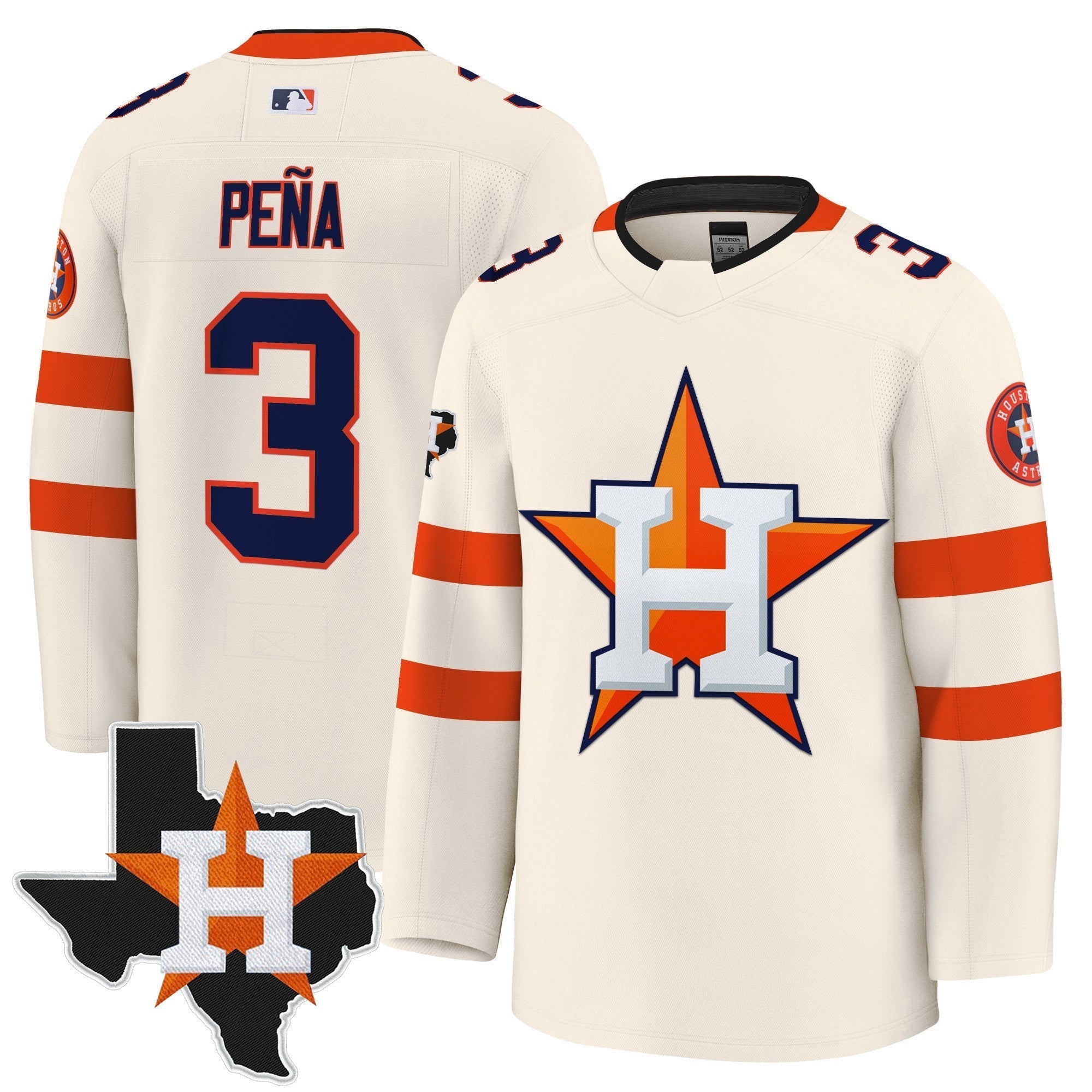HOU Hockey Premium Jersey - Stitched