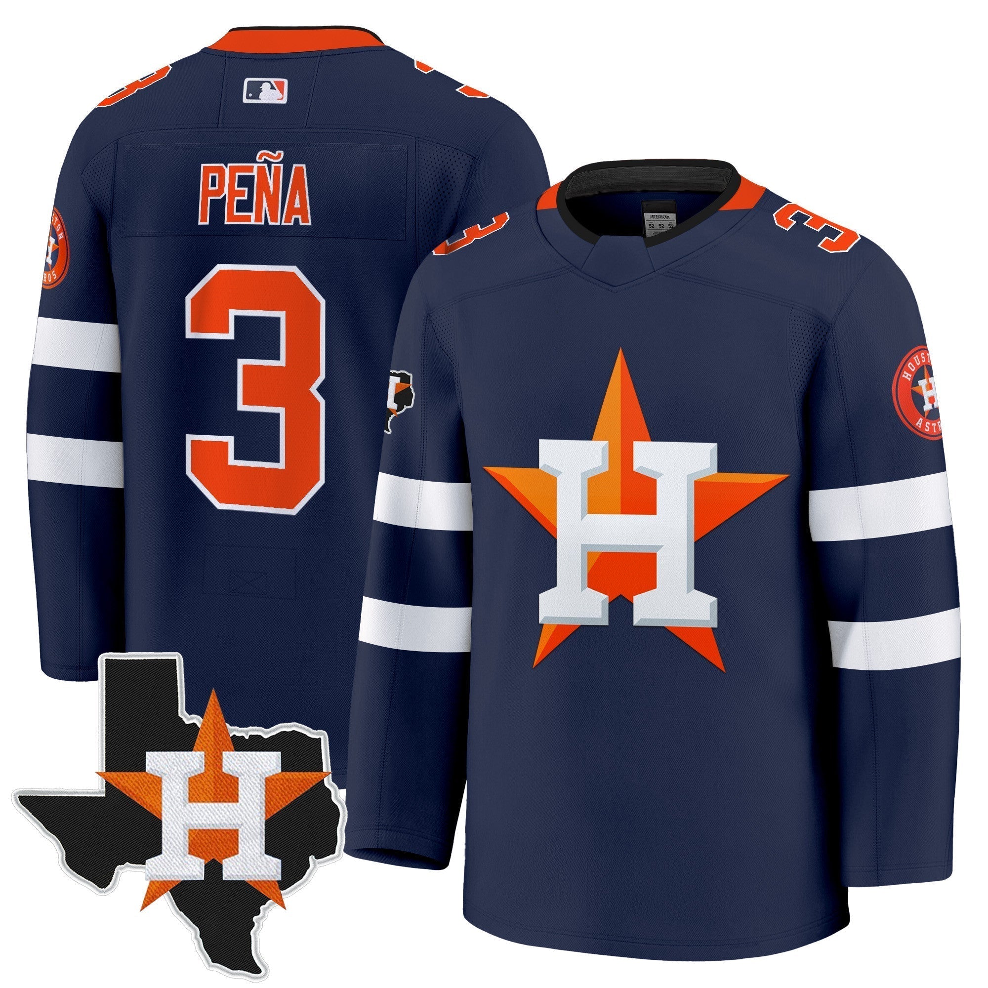 HOU Hockey Premium Jersey - Stitched