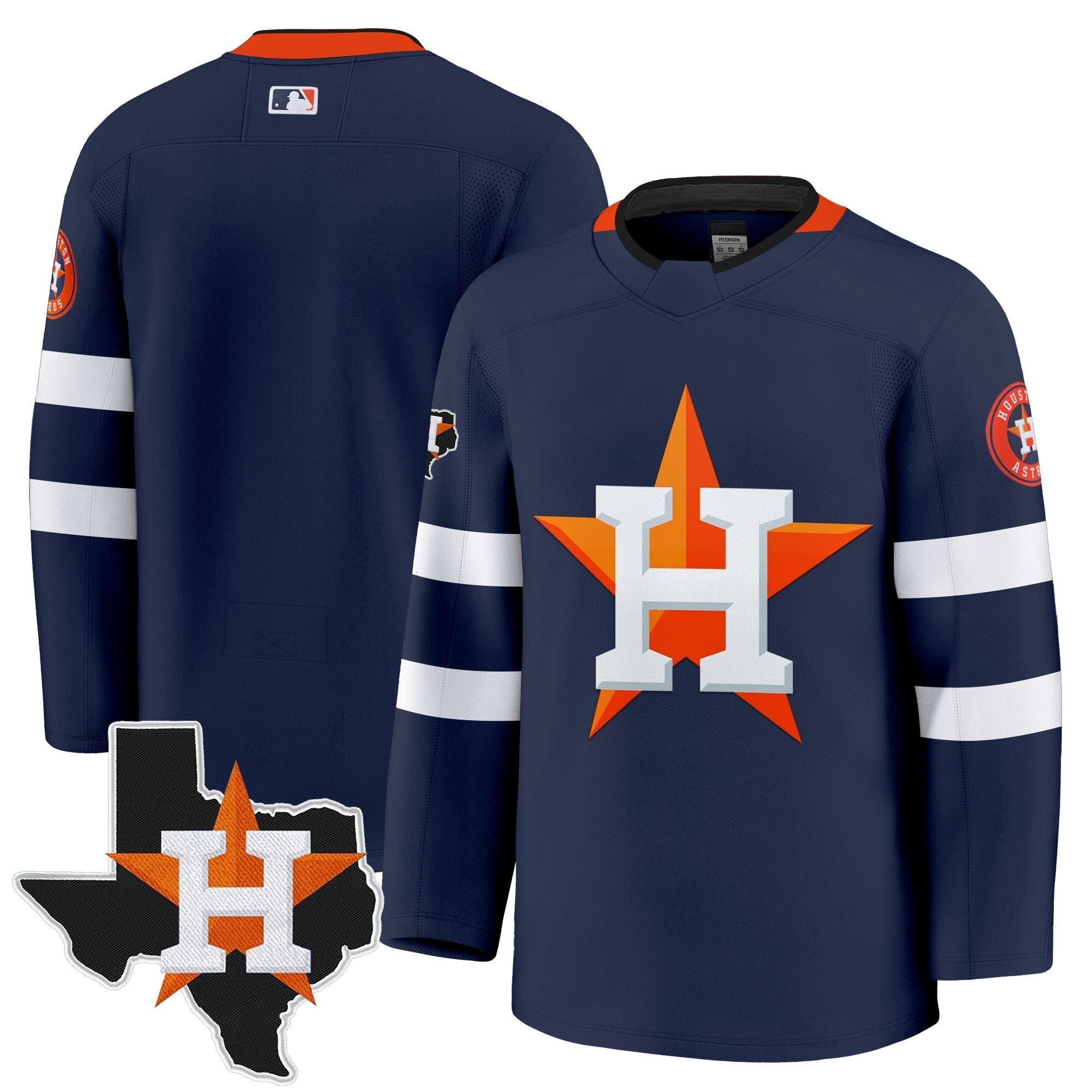 HOU Hockey Premium Jersey - Stitched