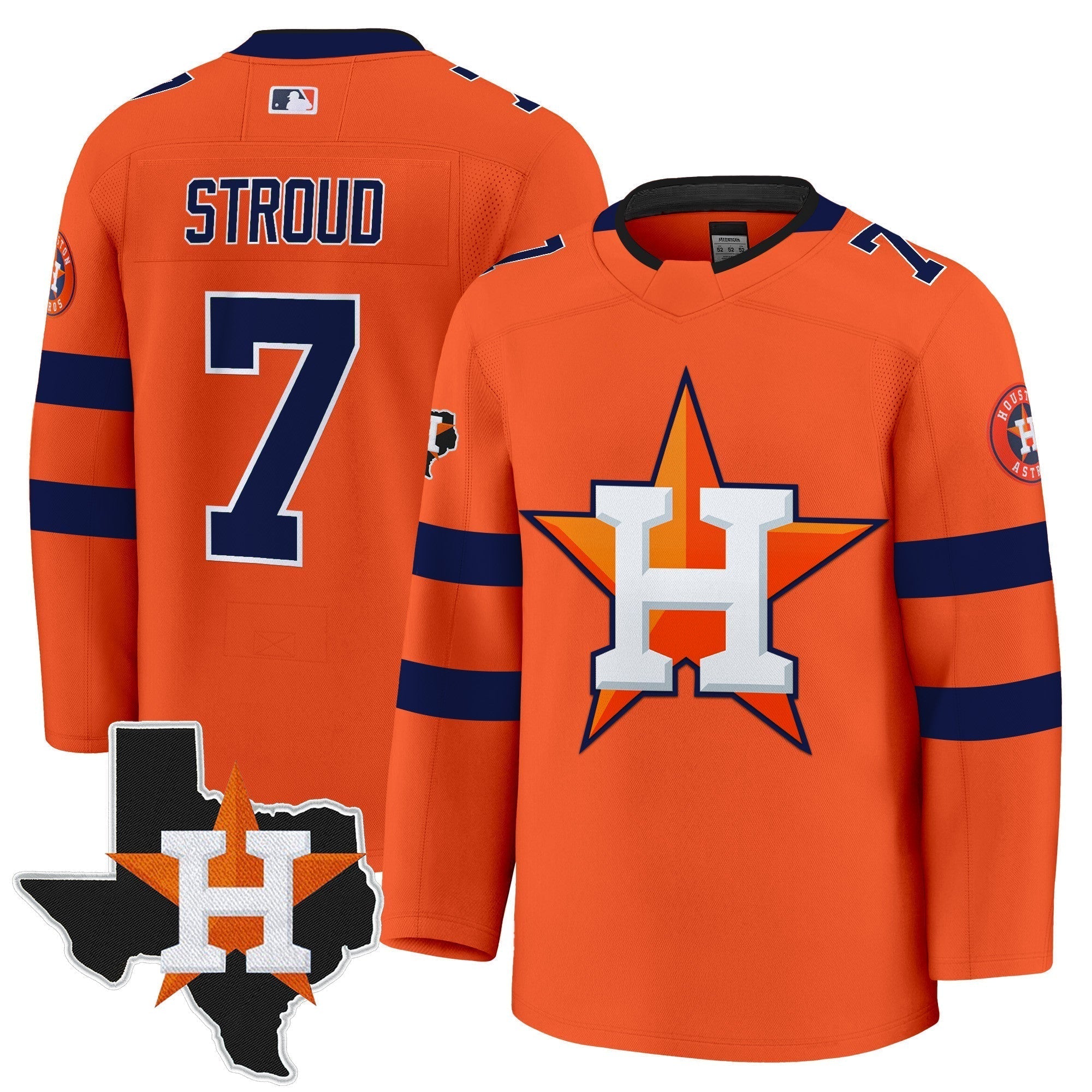HOU Hockey Premium Jersey - Stitched
