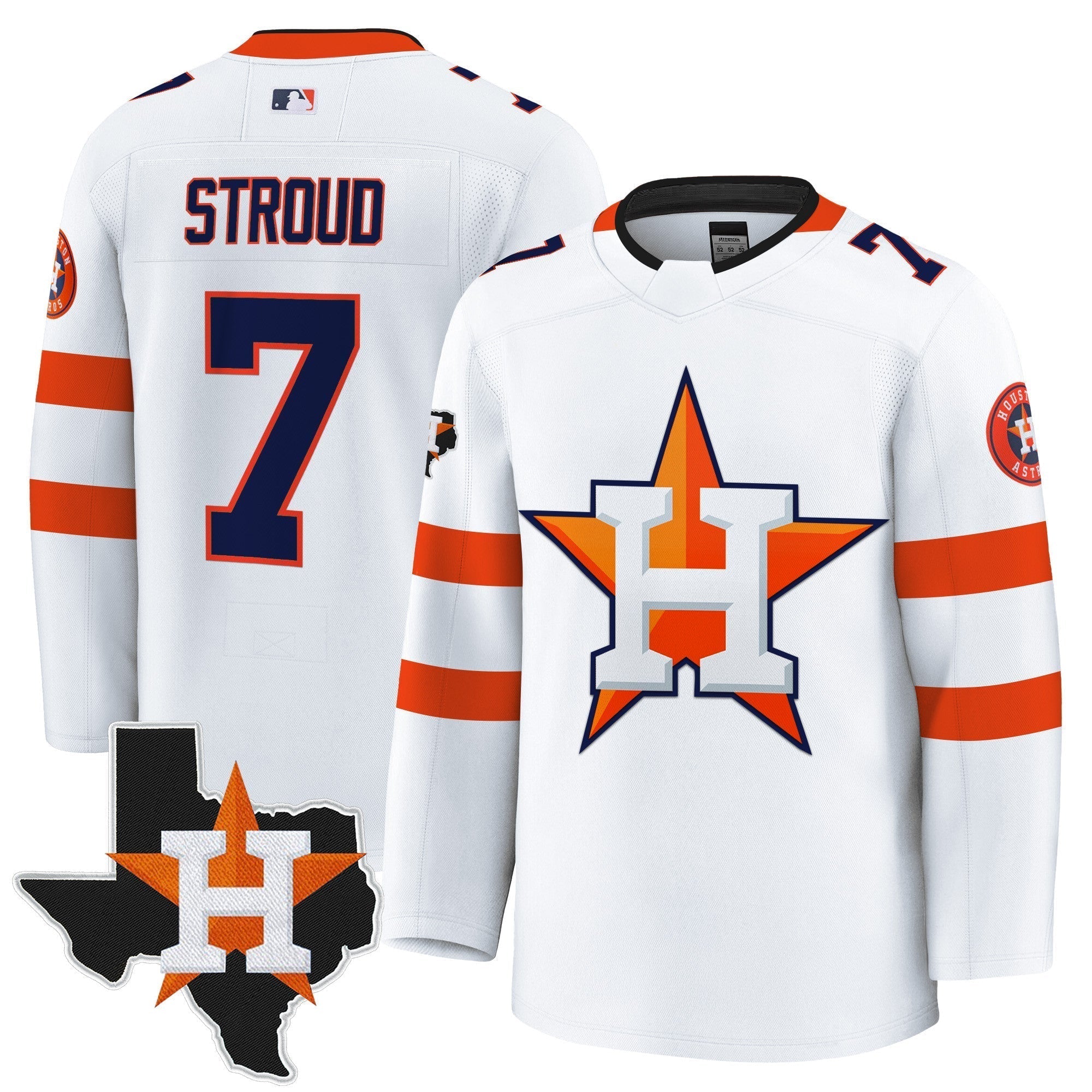 HOU Hockey Premium Jersey - Stitched