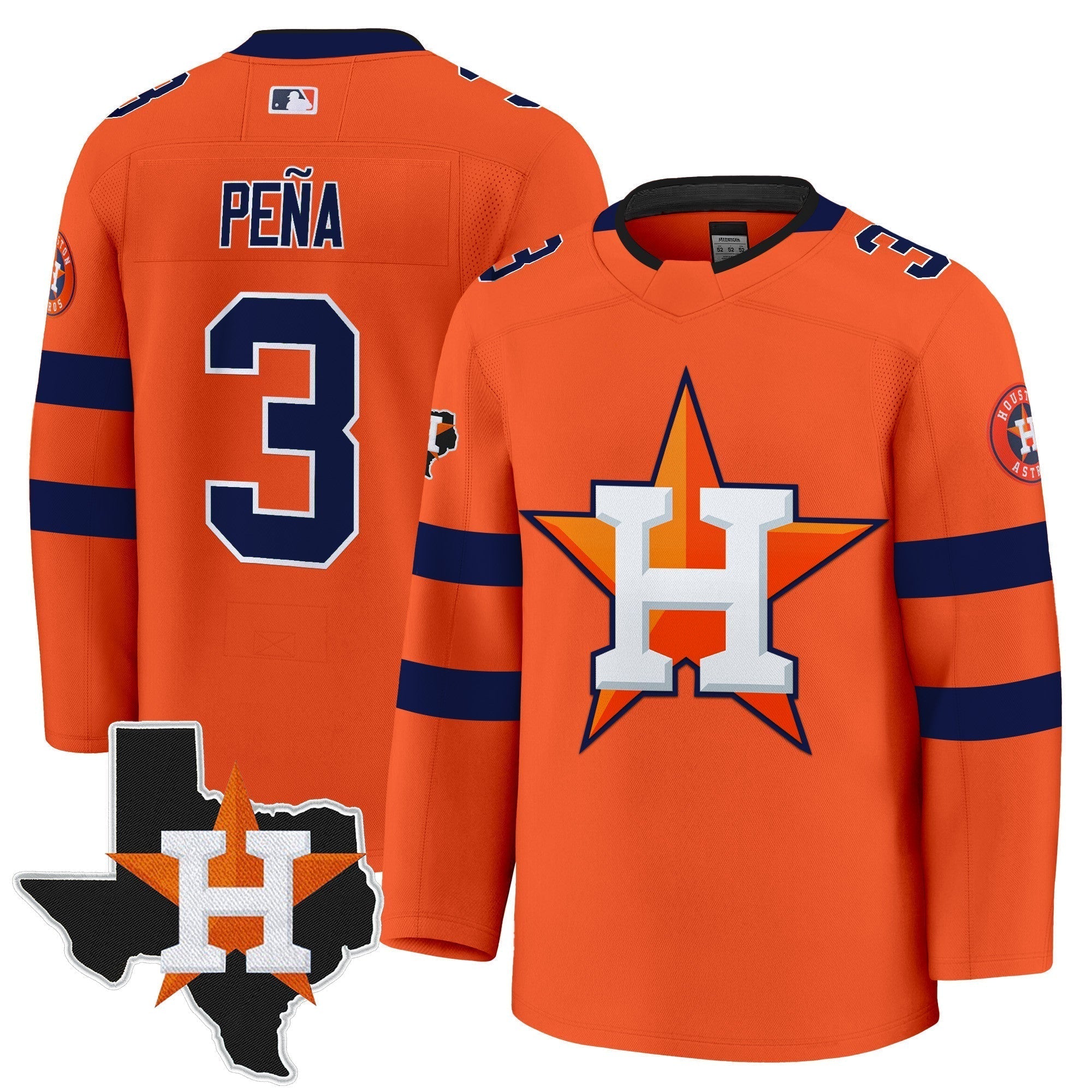 HOU Hockey Premium Jersey - Stitched