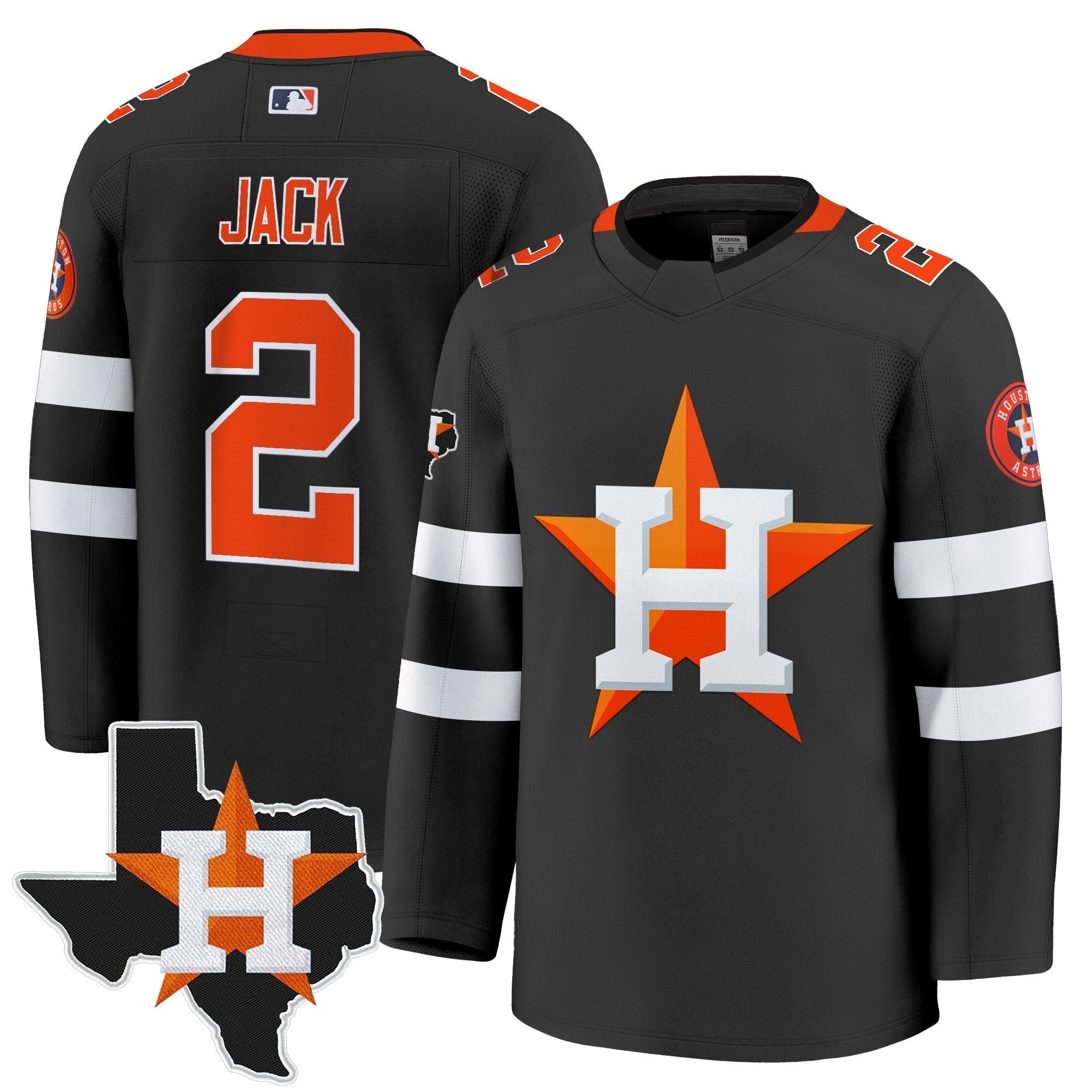 HOU Hockey Premium Jersey - Stitched