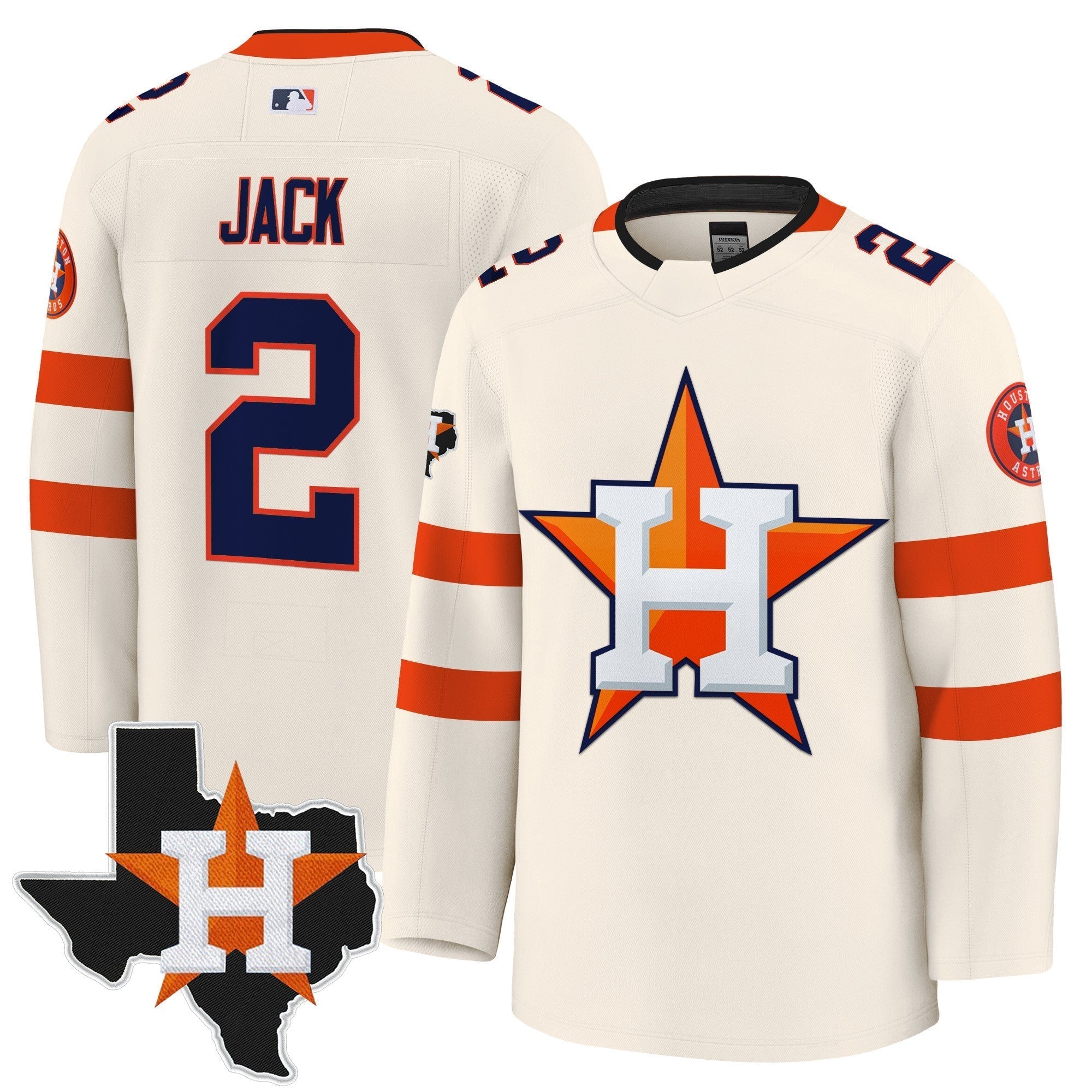 HOU Hockey Premium Jersey - Stitched