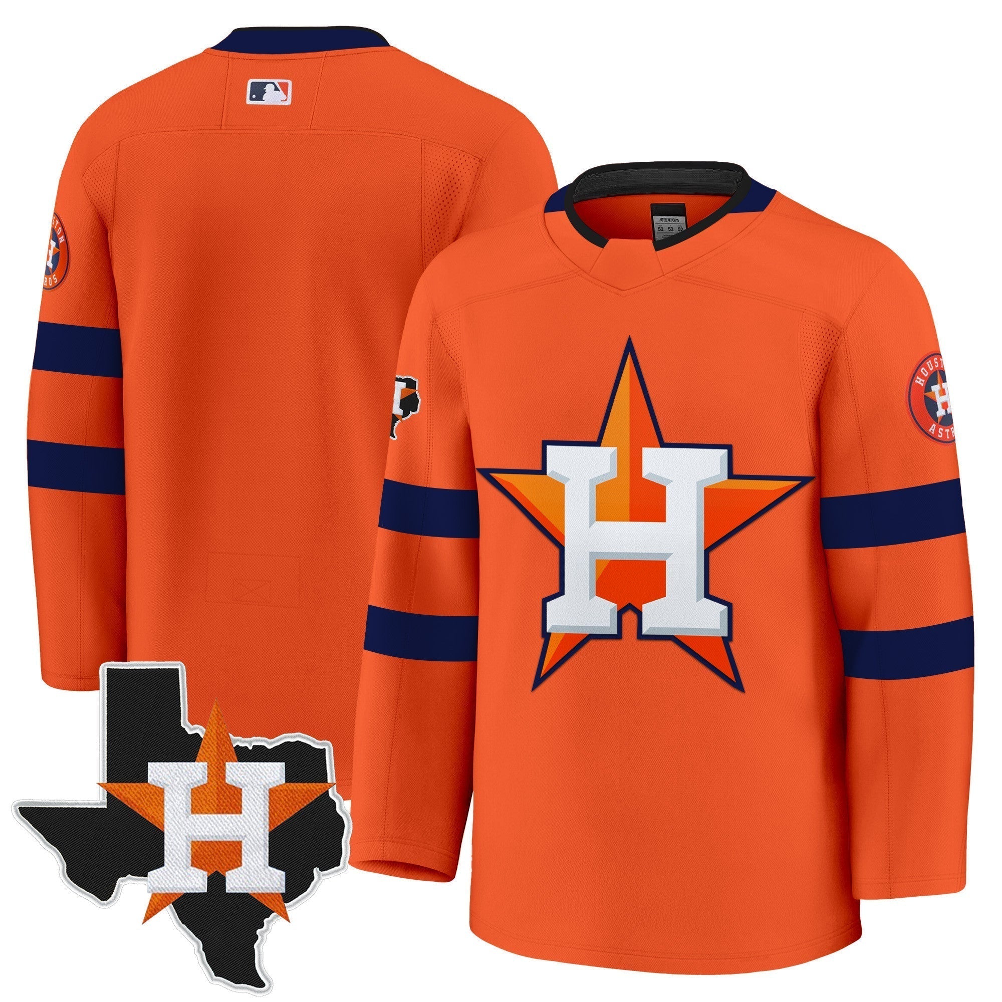 HOU Hockey Premium Jersey - Stitched
