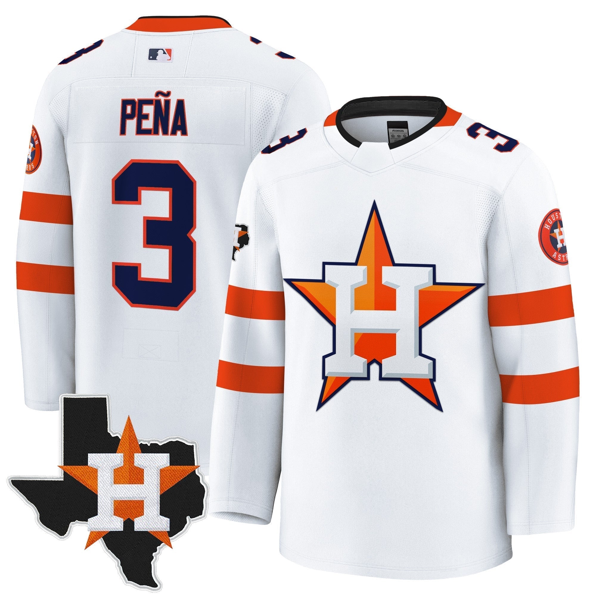 HOU Hockey Premium Jersey - Stitched