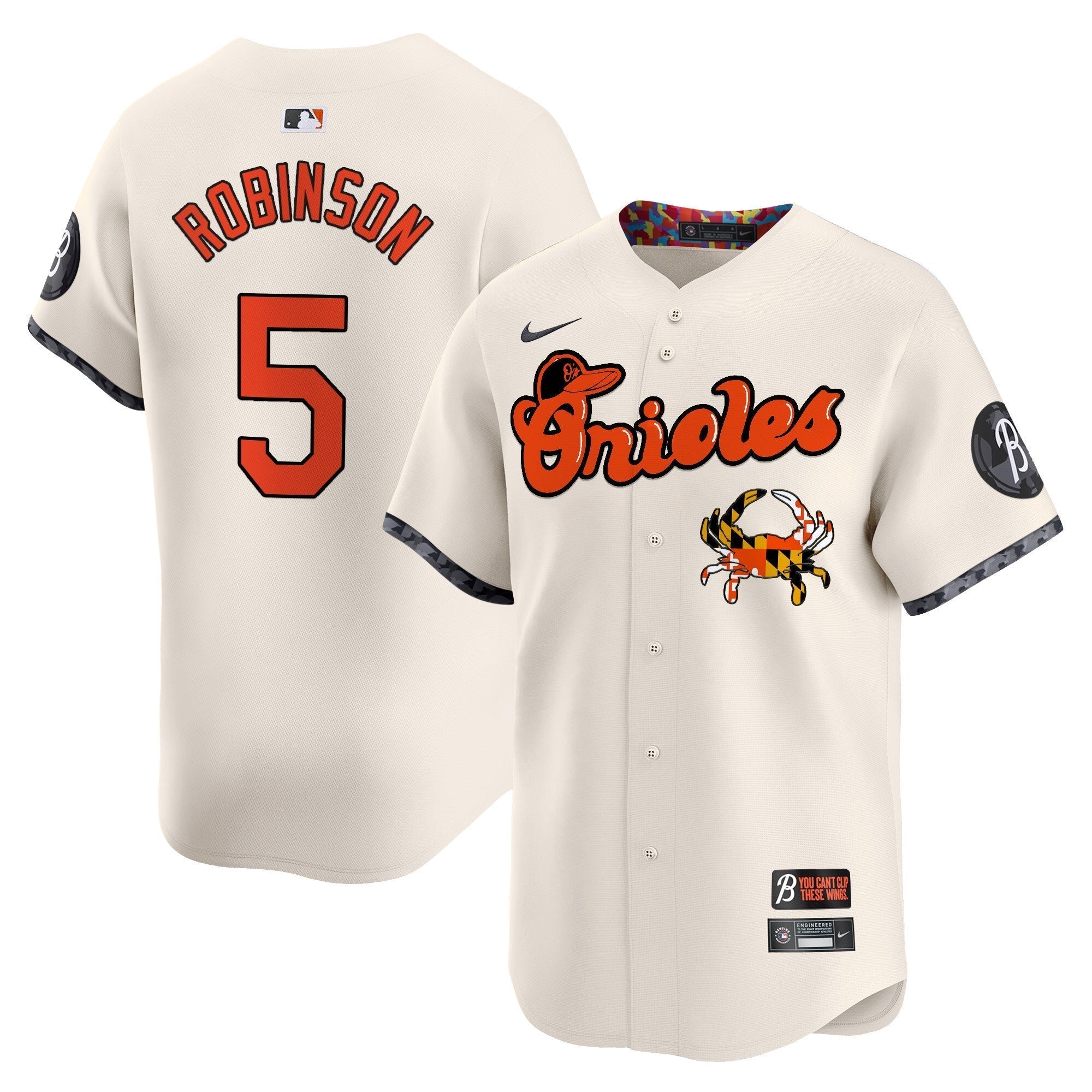 BAL Maryland Blue Crab Vapor Premier Limited Jersey - Stitched