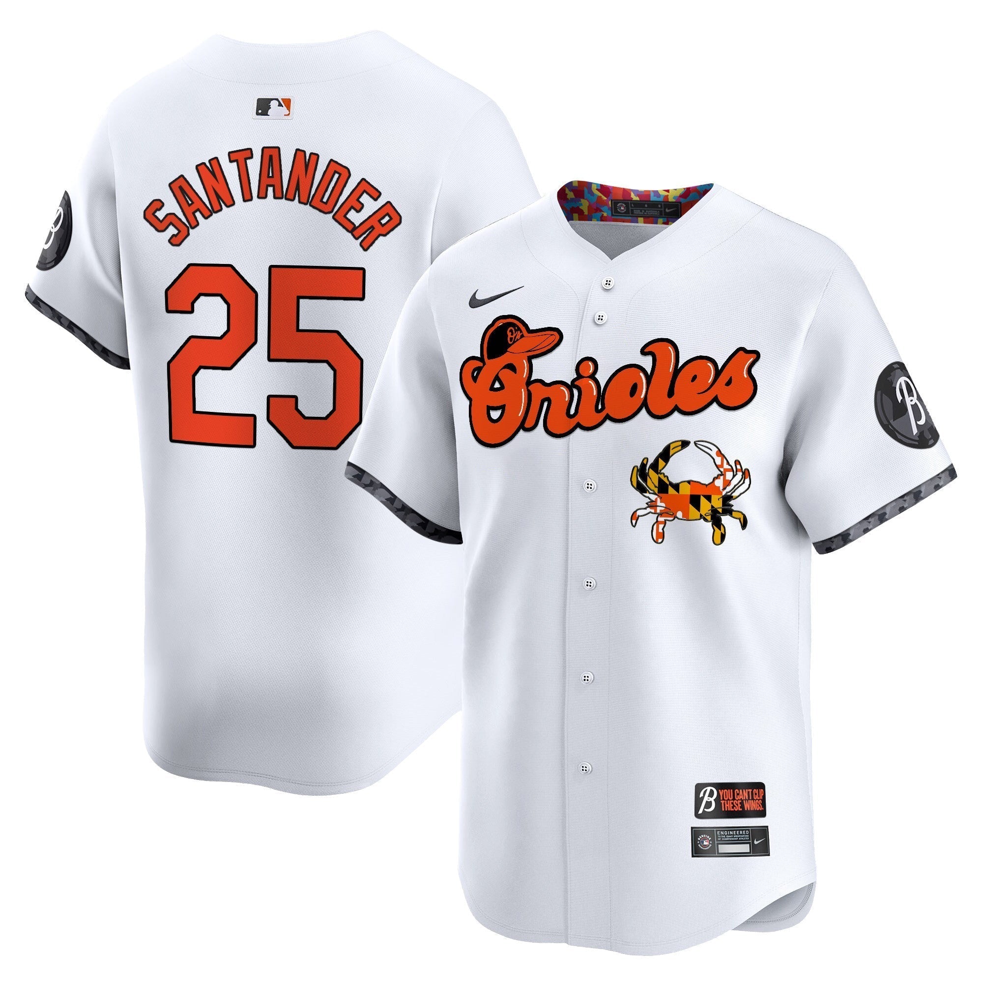 BAL Maryland Blue Crab Vapor Premier Limited Jersey - Stitched