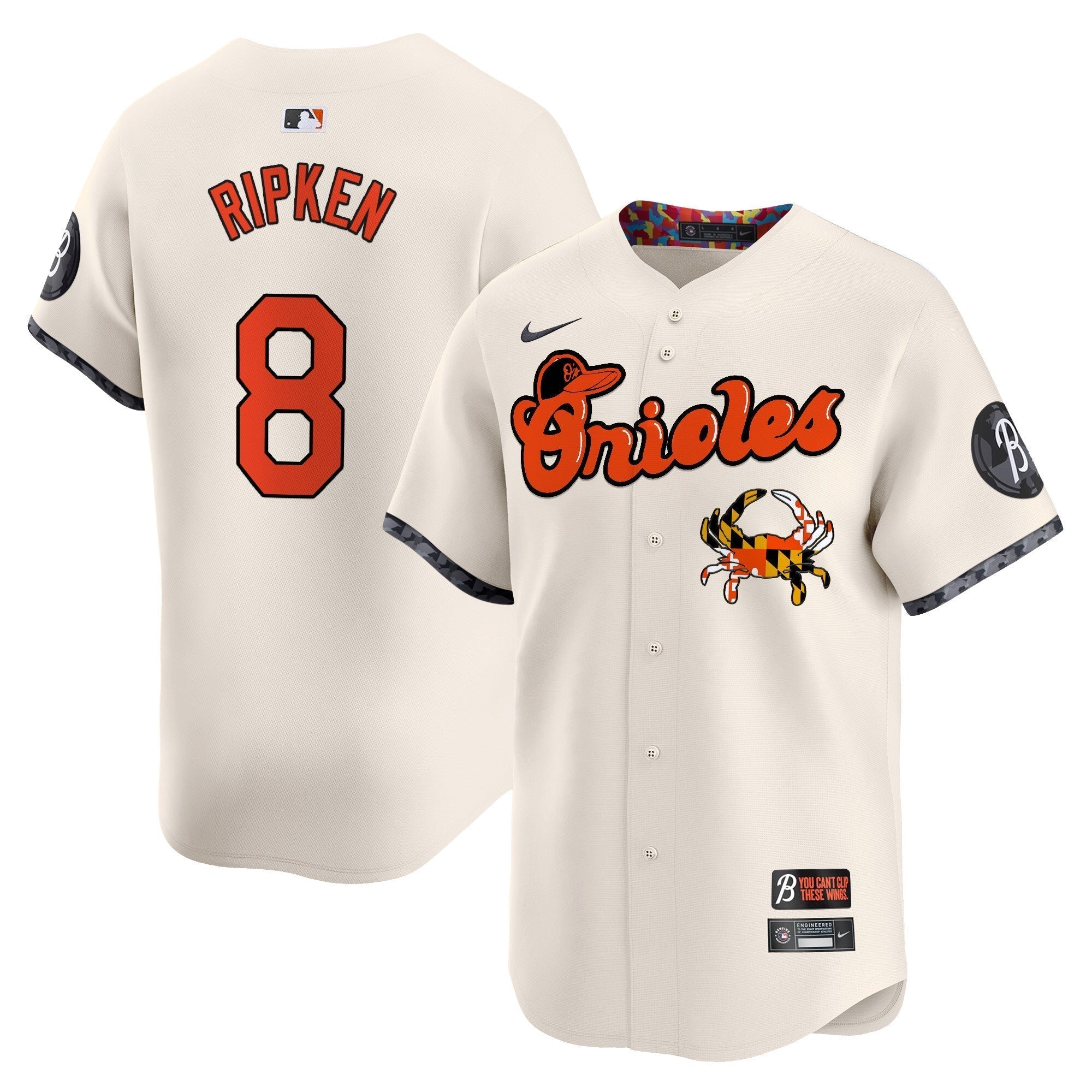 BAL Maryland Blue Crab Vapor Premier Limited Jersey - Stitched