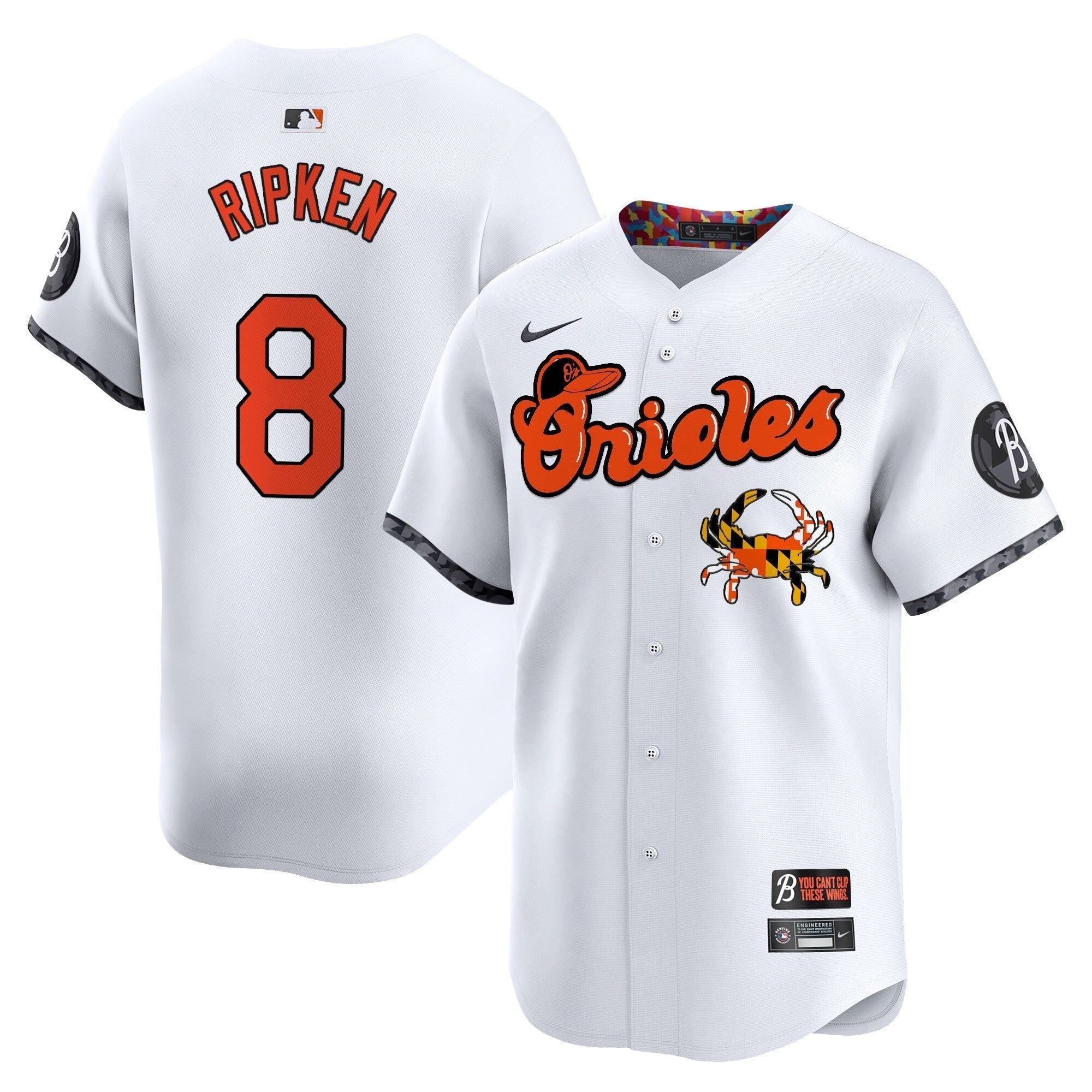 BAL Maryland Blue Crab Vapor Premier Limited Jersey - Stitched