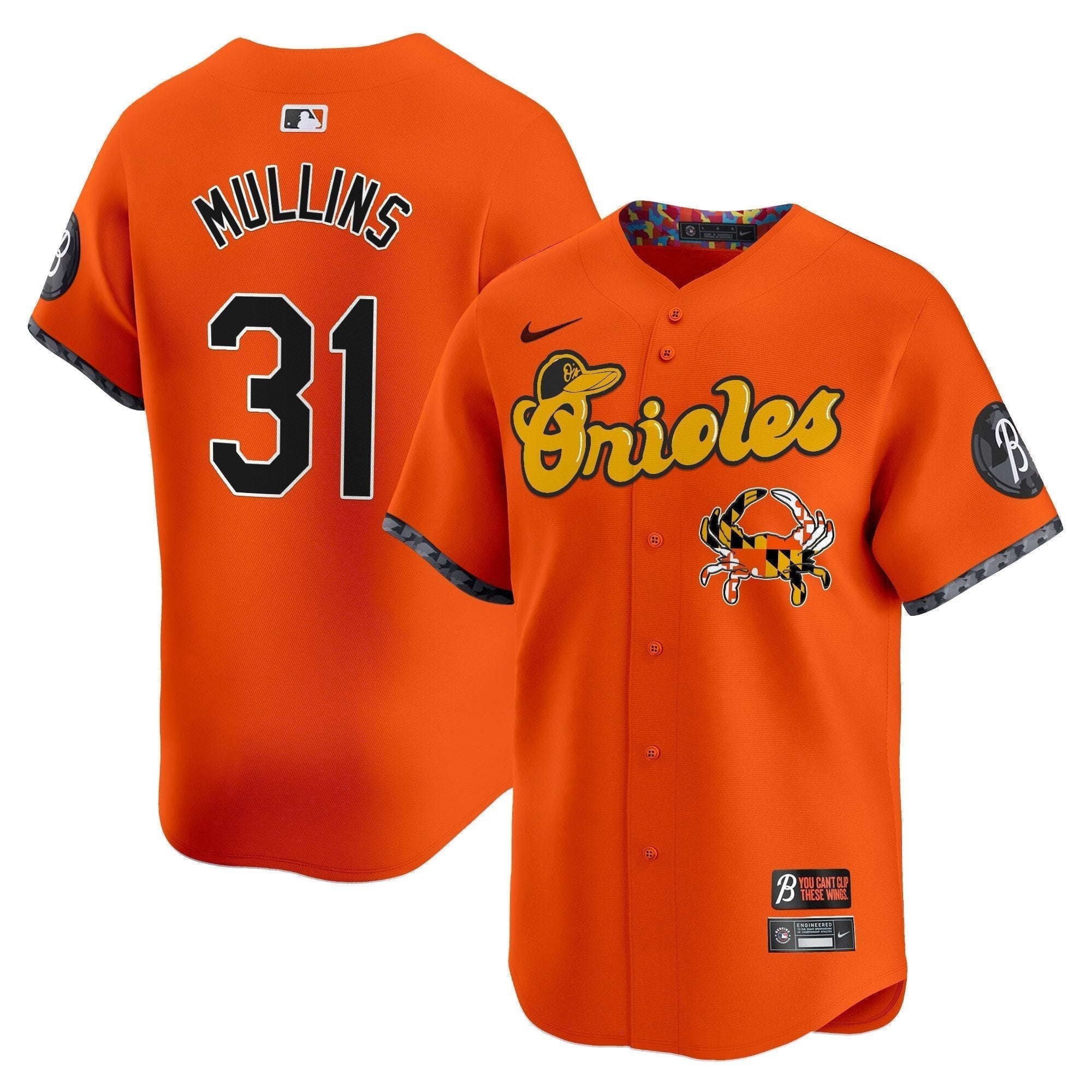 BAL Maryland Blue Crab Vapor Premier Limited Jersey - Stitched