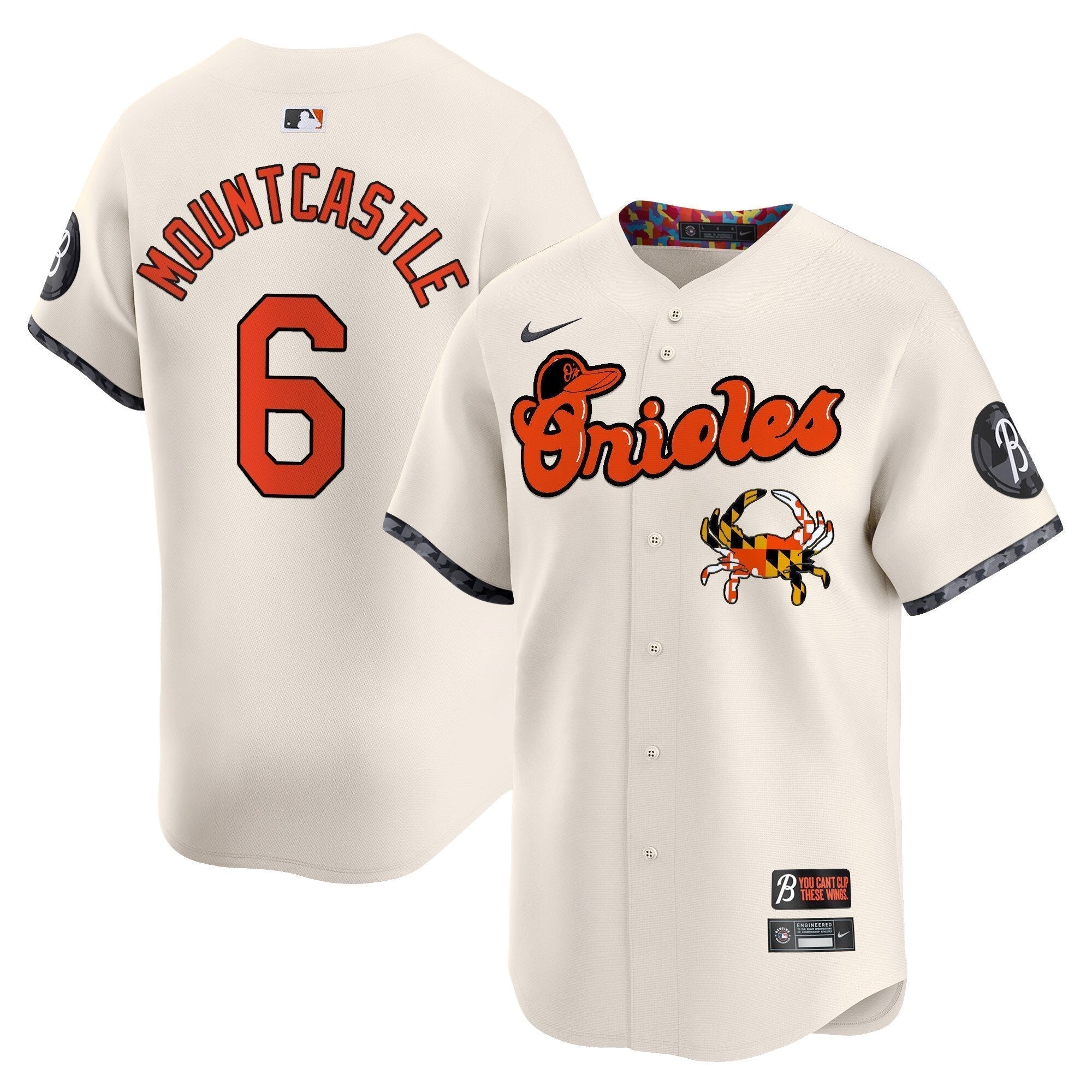 BAL Maryland Blue Crab Vapor Premier Limited Jersey - Stitched