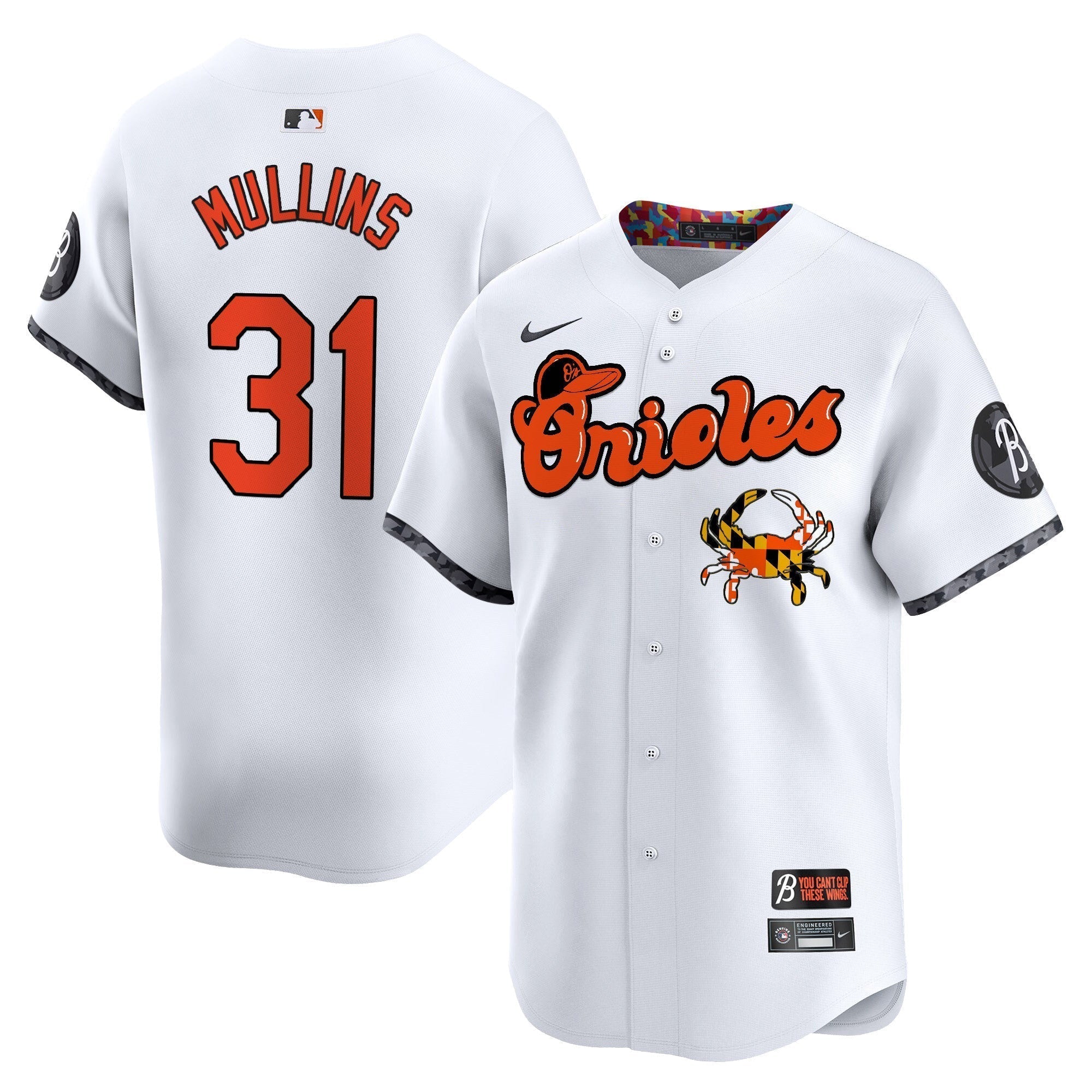 BAL Maryland Blue Crab Vapor Premier Limited Jersey - Stitched