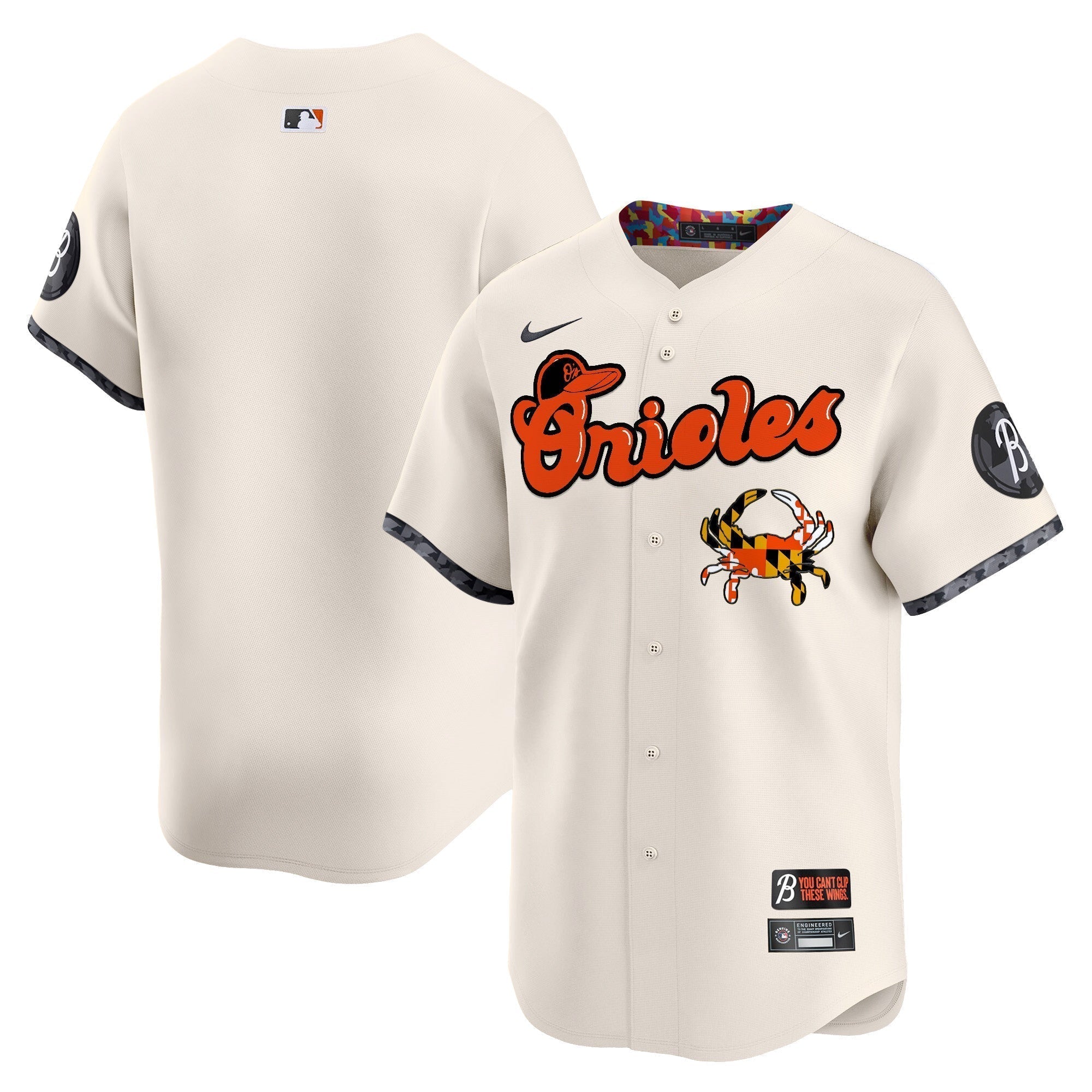 BAL Maryland Blue Crab Vapor Premier Limited Jersey - Stitched