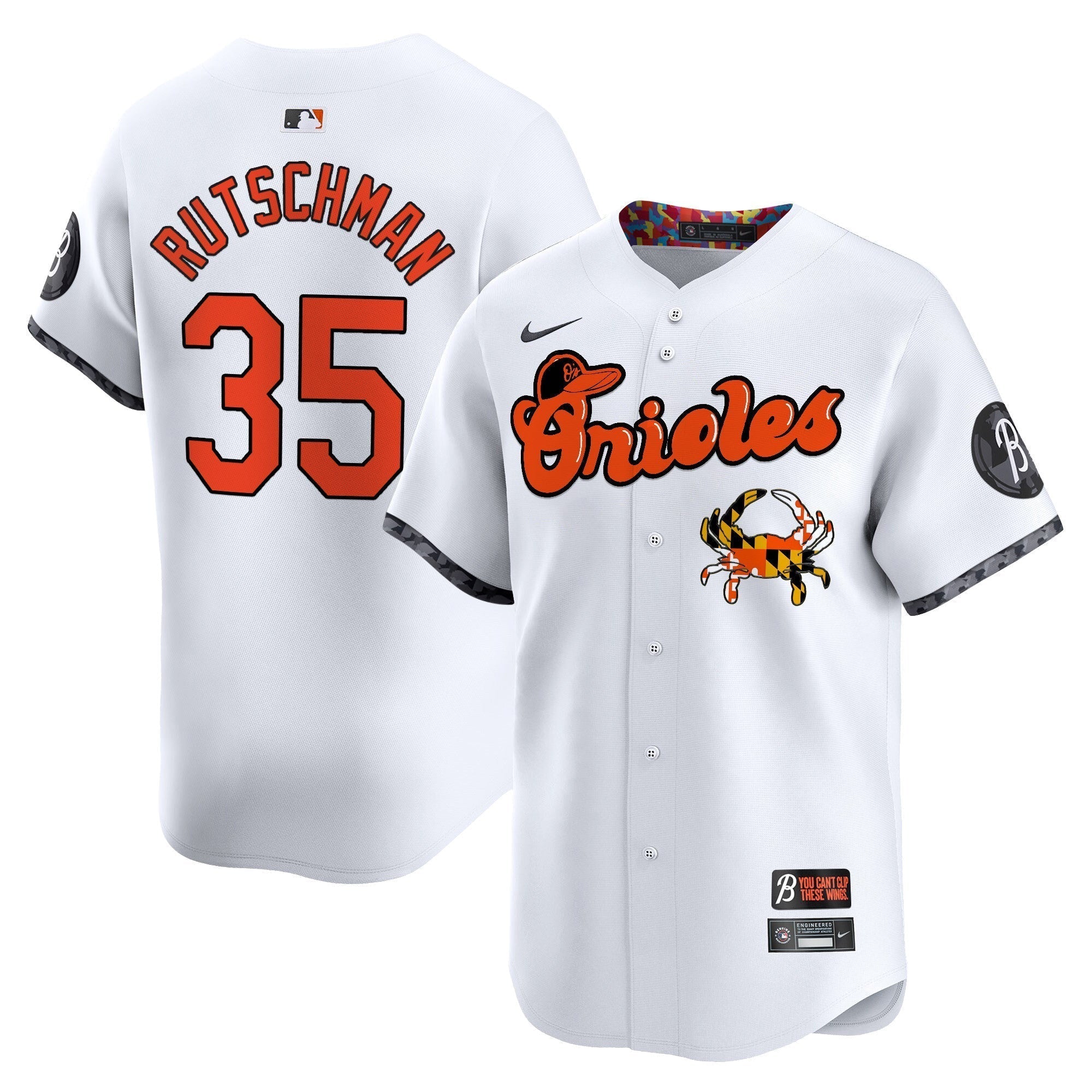 BAL Maryland Blue Crab Vapor Premier Limited Jersey - Stitched