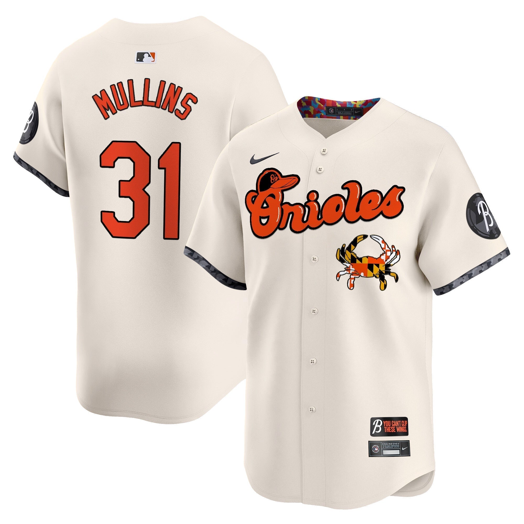 BAL Maryland Blue Crab Vapor Premier Limited Jersey - Stitched