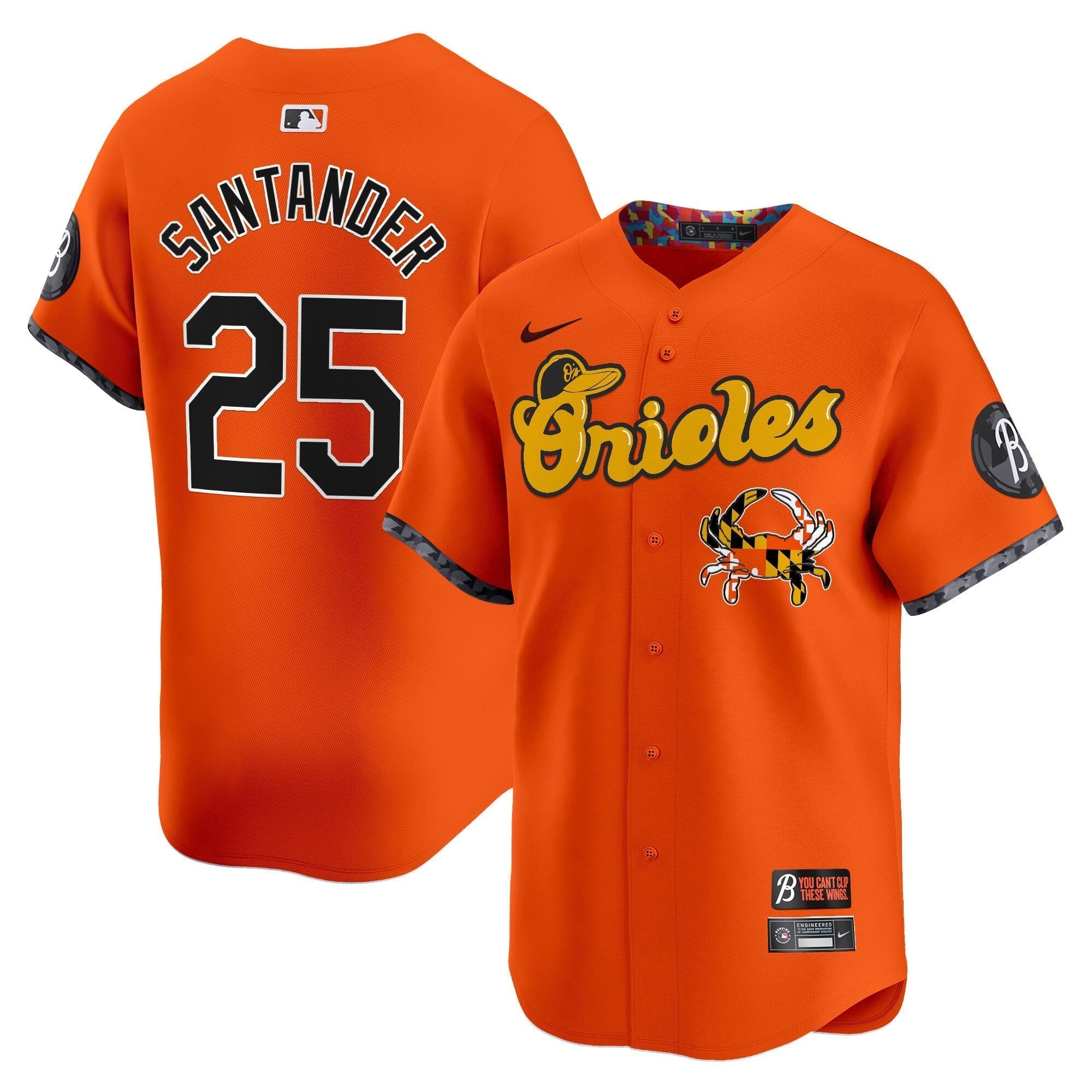 BAL Maryland Blue Crab Vapor Premier Limited Jersey - Stitched