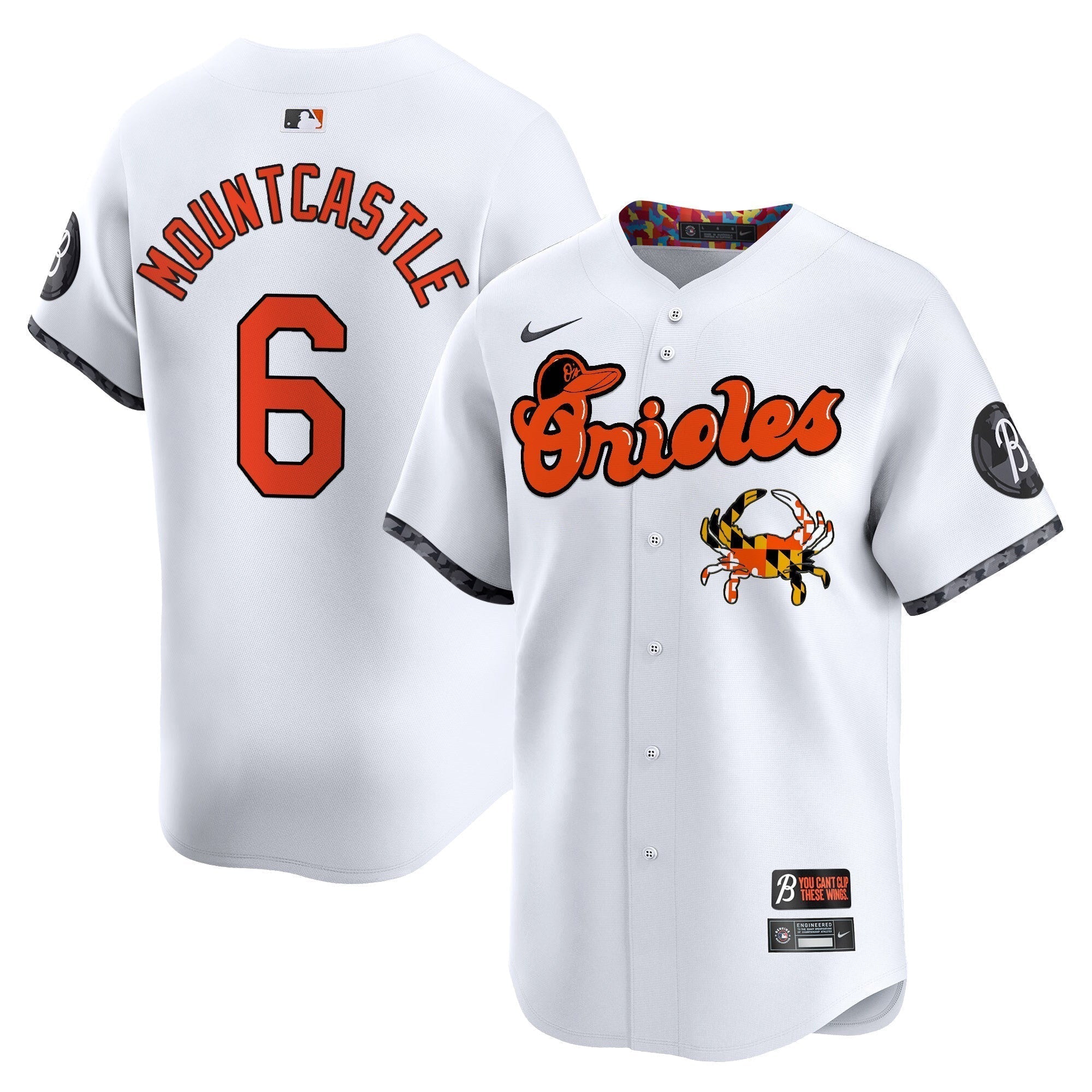 BAL Maryland Blue Crab Vapor Premier Limited Jersey - Stitched