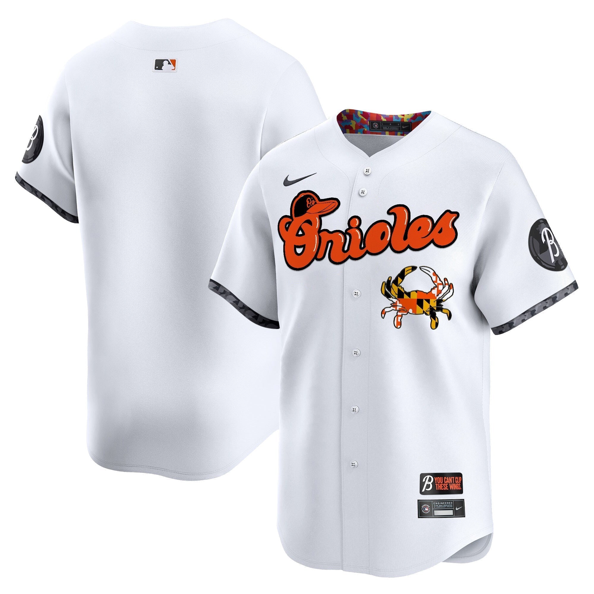 BAL Maryland Blue Crab Vapor Premier Limited Jersey - Stitched