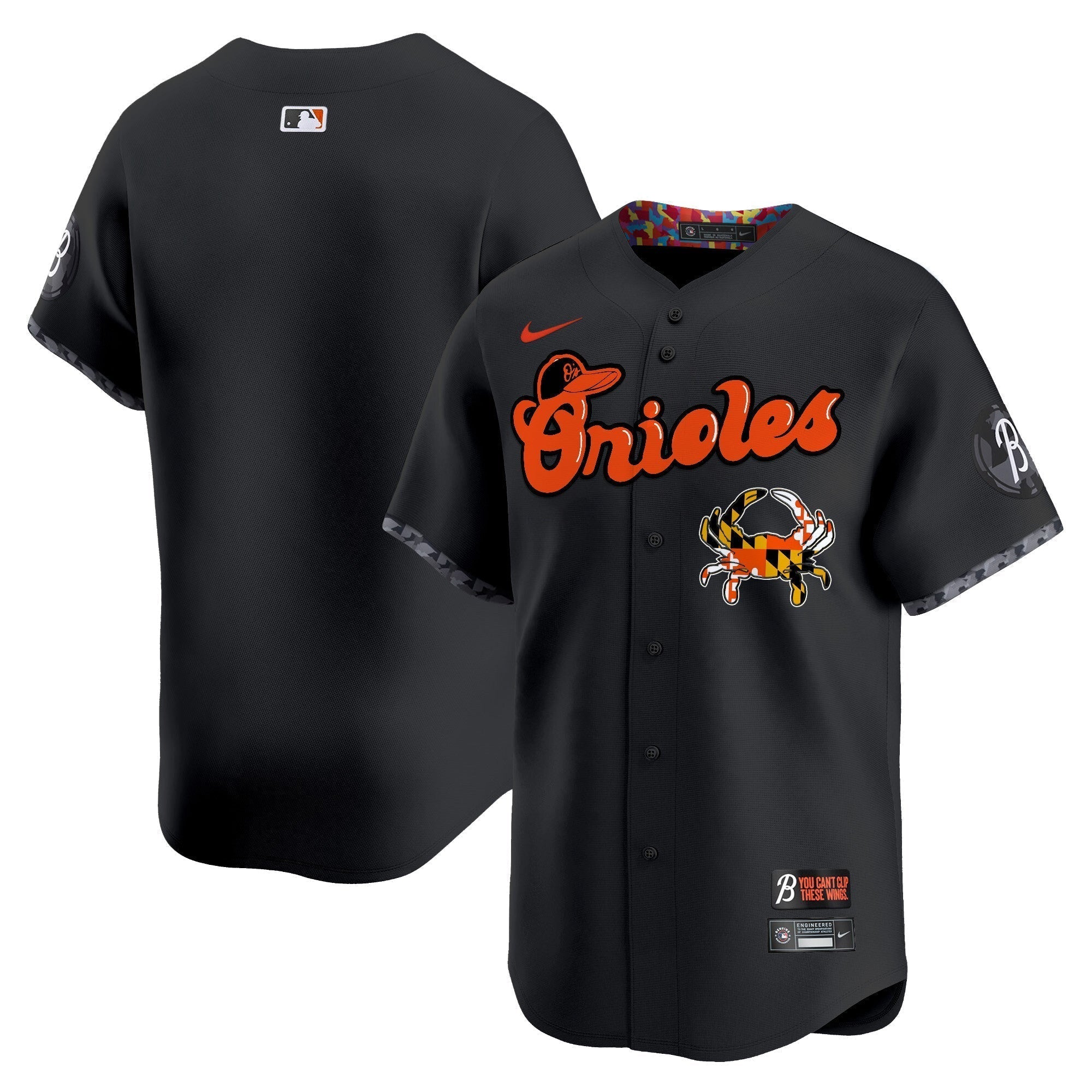 BAL Maryland Blue Crab Vapor Premier Limited Jersey - Stitched