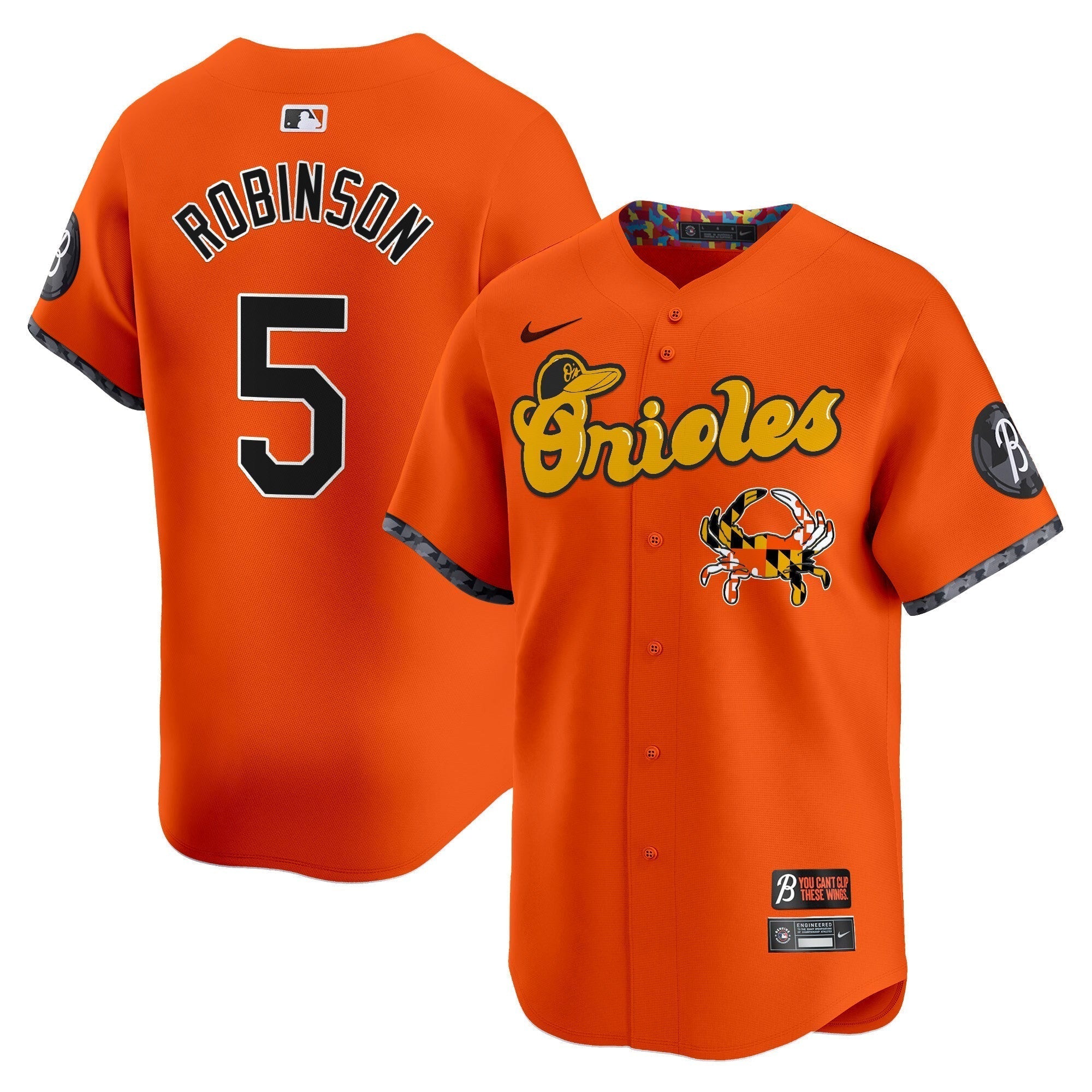 BAL Maryland Blue Crab Vapor Premier Limited Jersey - Stitched