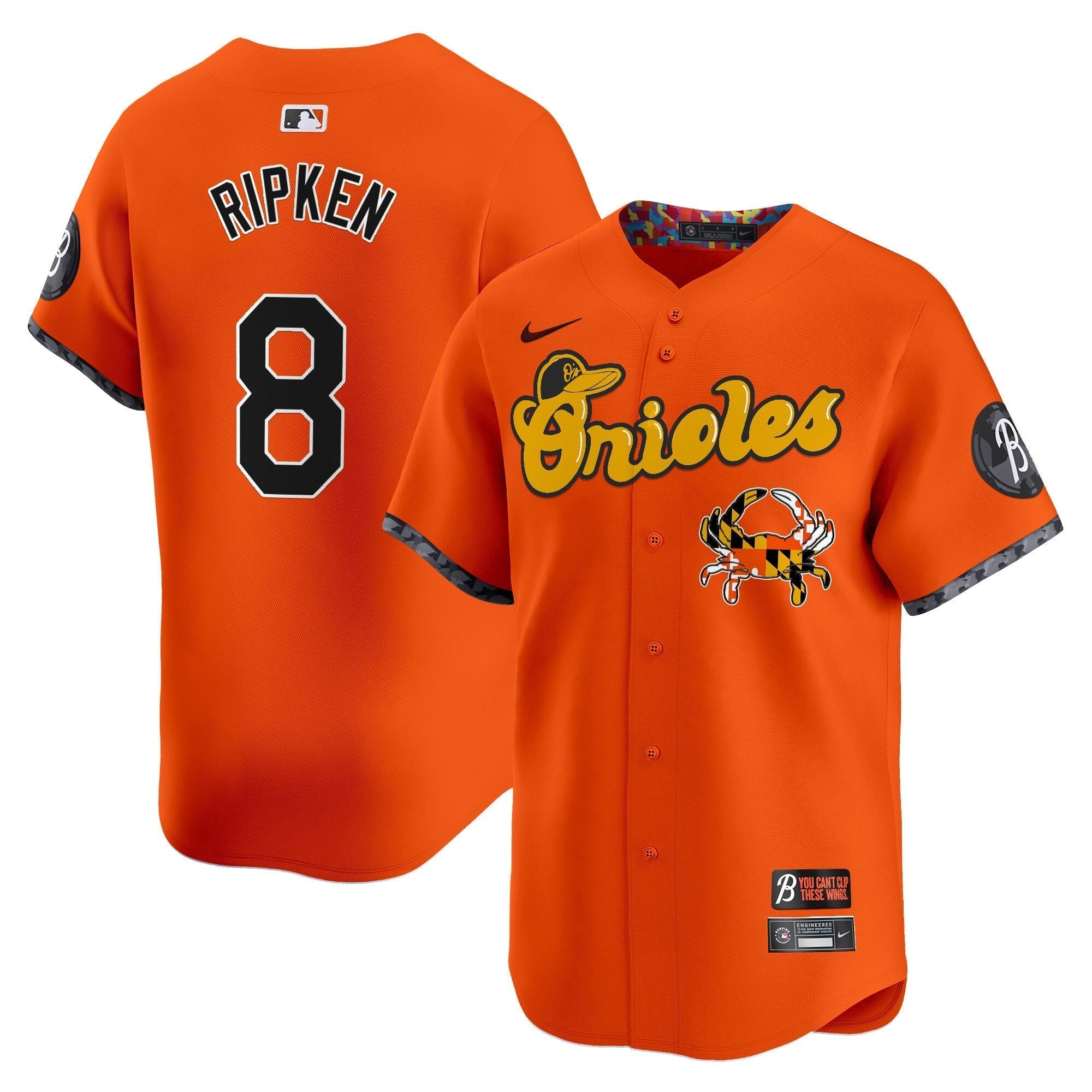 BAL Maryland Blue Crab Vapor Premier Limited Jersey - Stitched