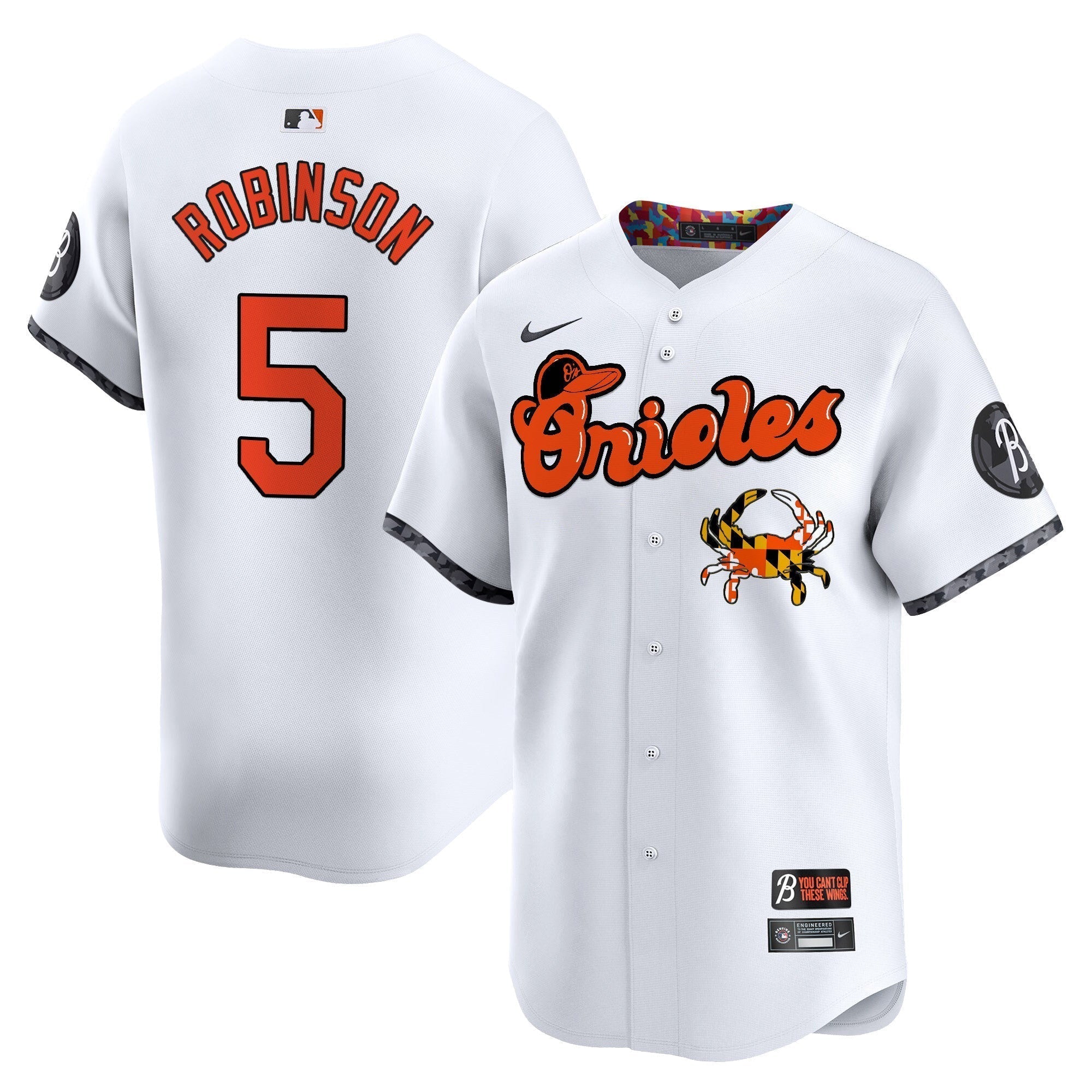 BAL Maryland Blue Crab Vapor Premier Limited Jersey - Stitched