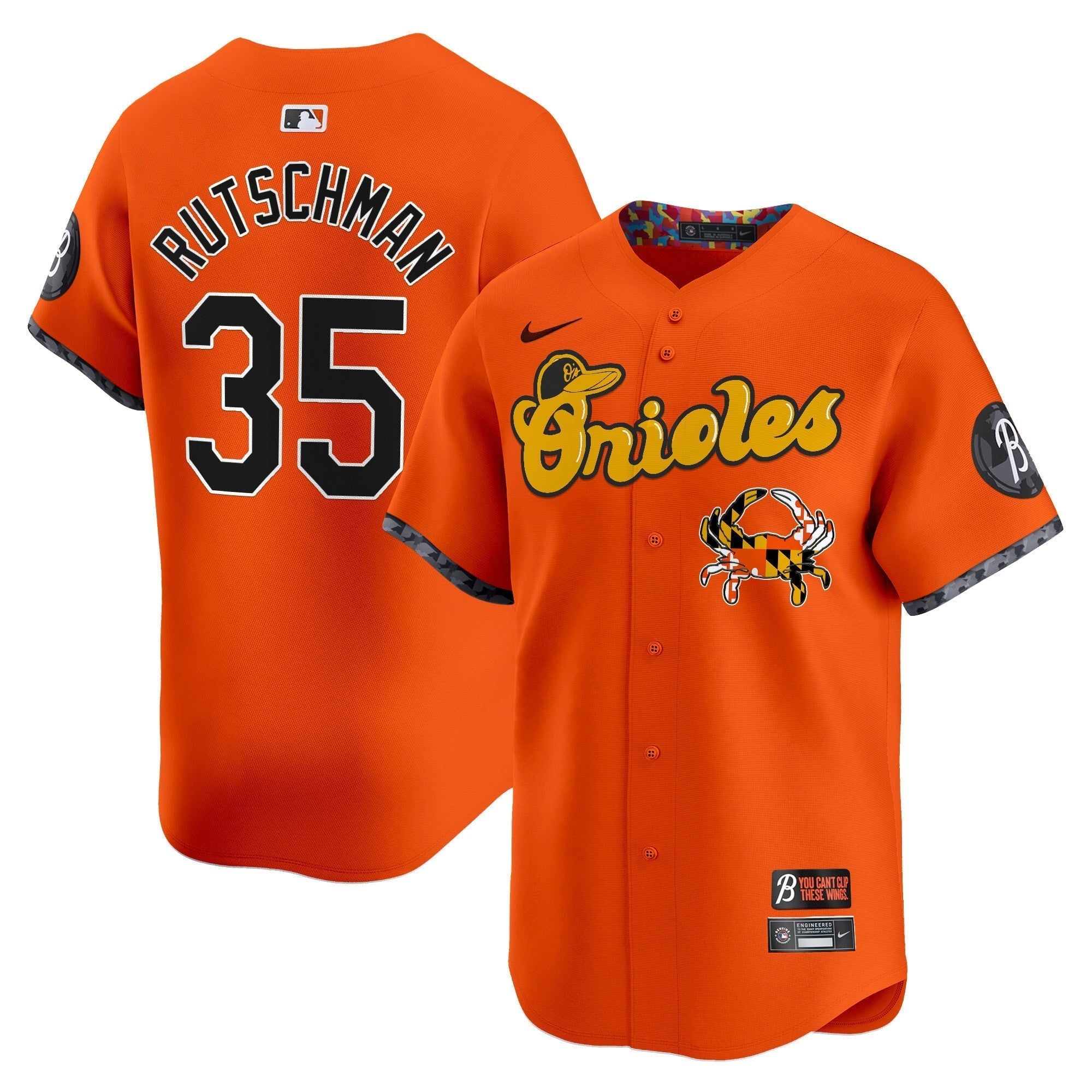 BAL Maryland Blue Crab Vapor Premier Limited Jersey - Stitched