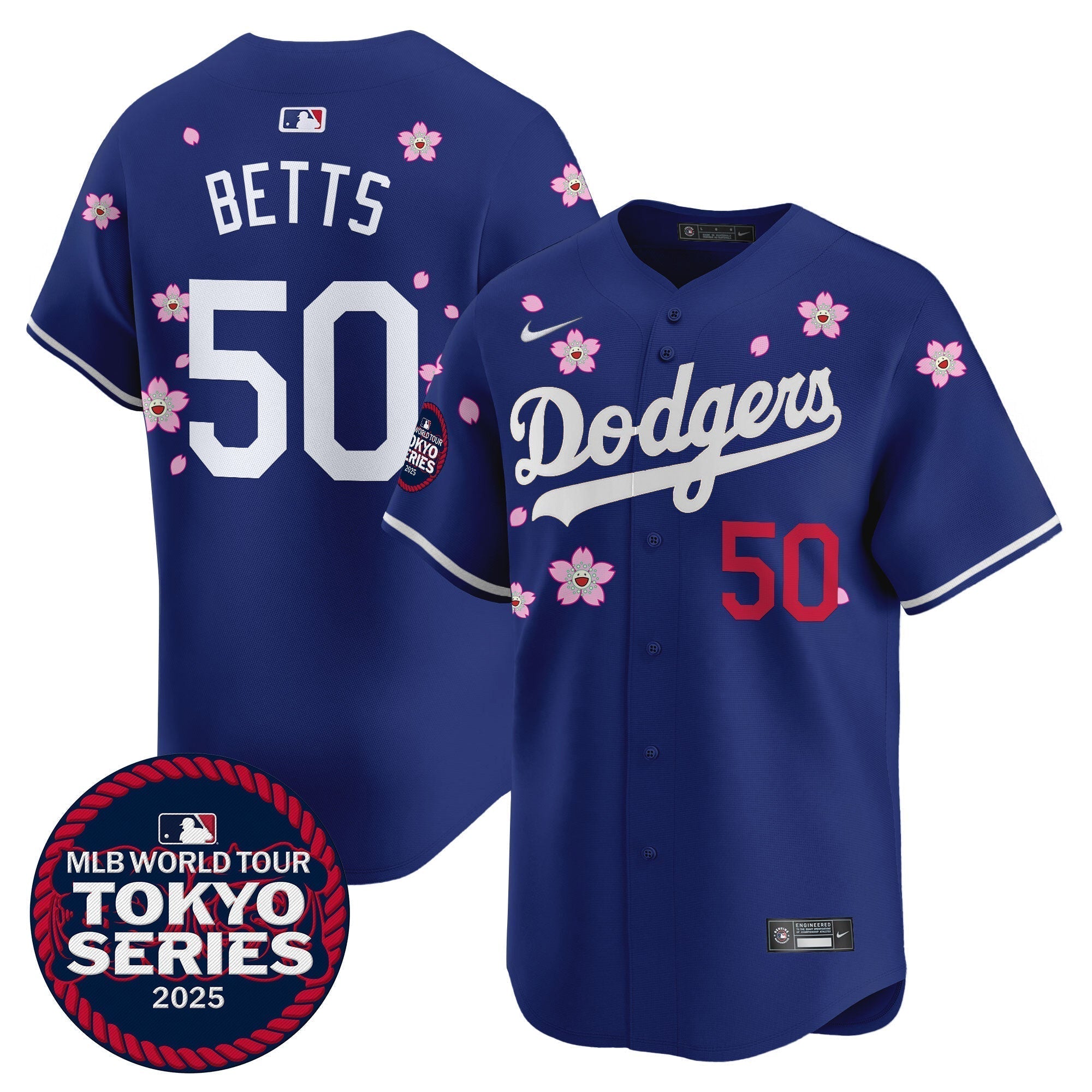 Dodgers Tokyo Series 2025 Vapor Premier Limited Jersey - Stitched