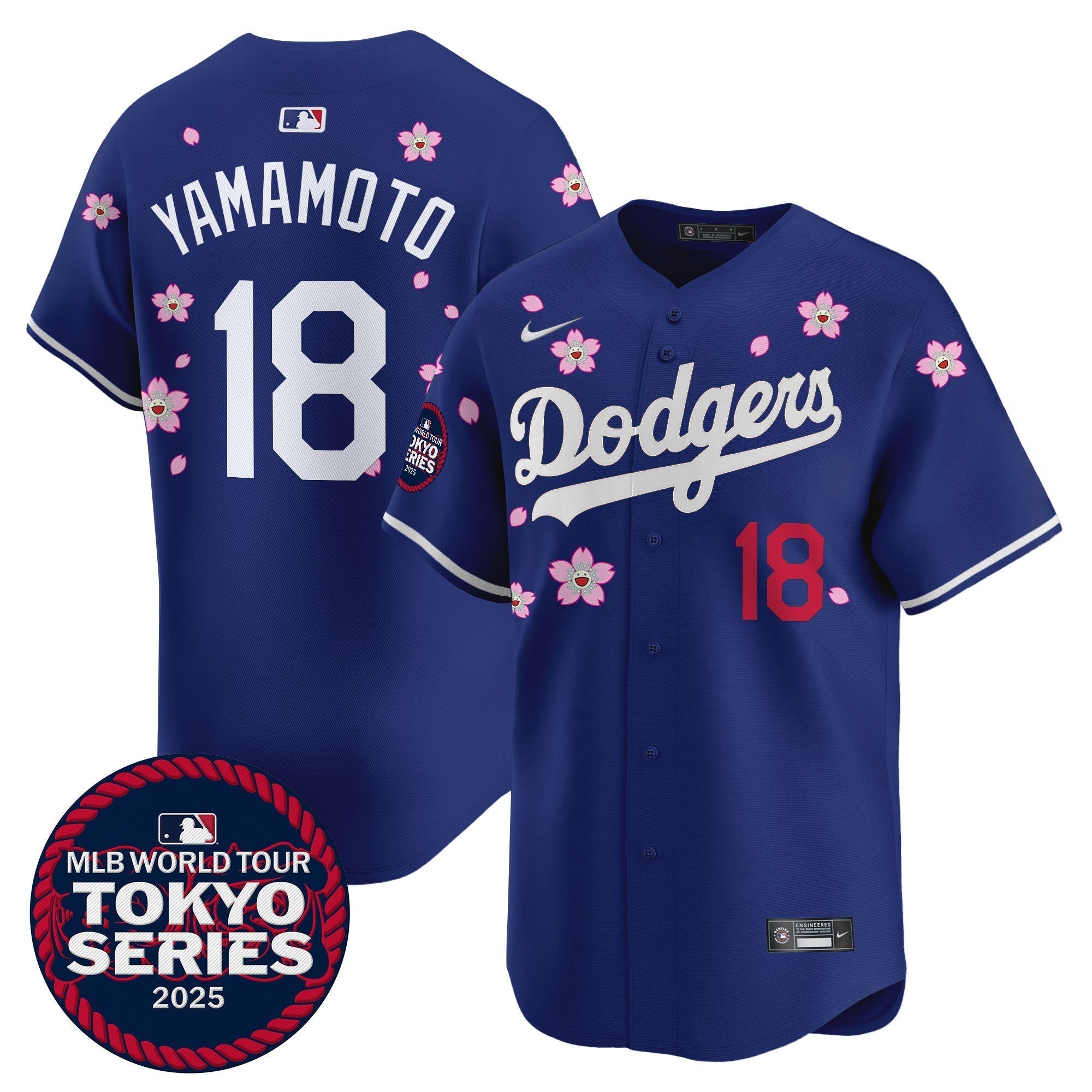 Dodgers Tokyo Series 2025 Vapor Premier Limited Jersey - Stitched