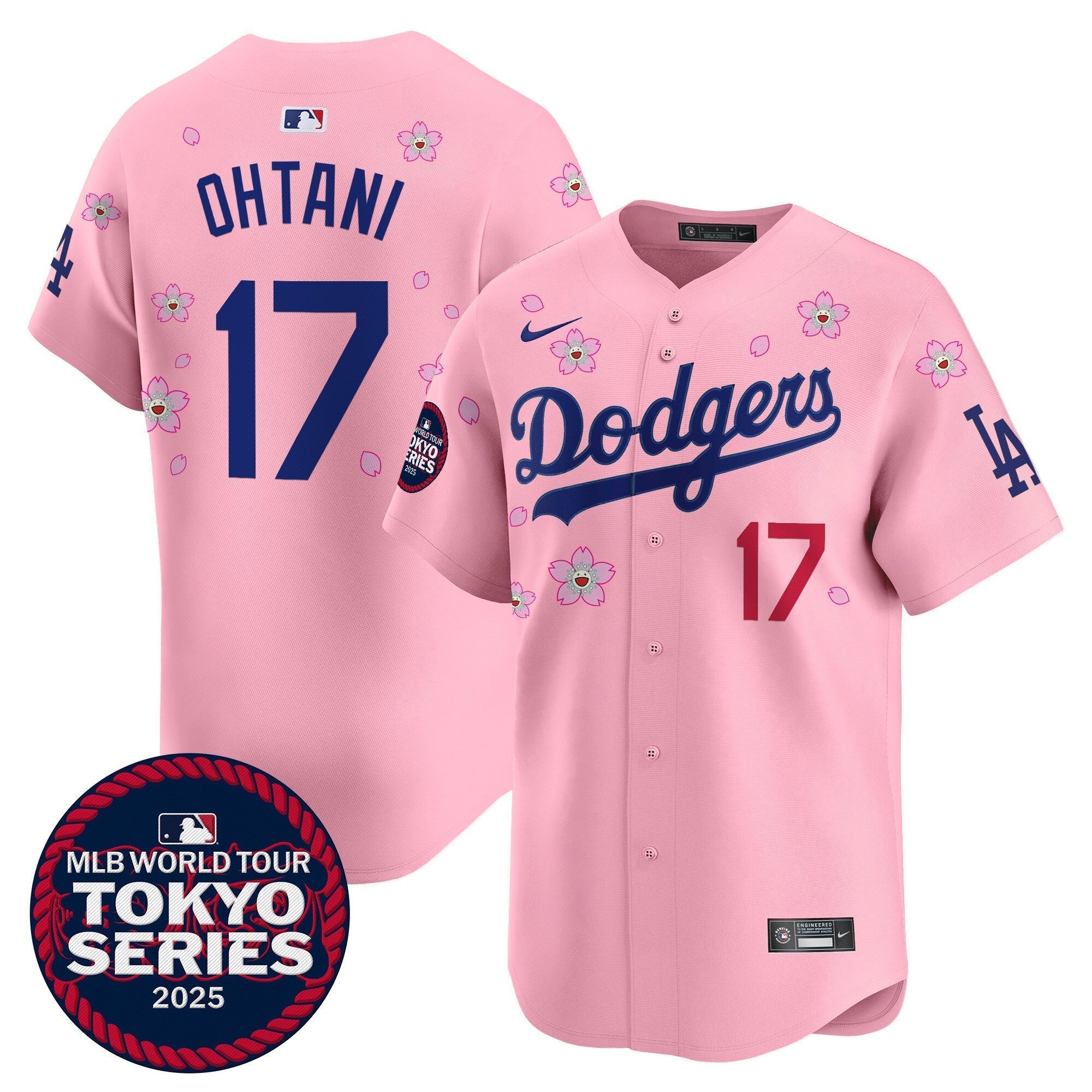 Dodgers Tokyo Series 2025 Vapor Premier Limited Jersey - Stitched