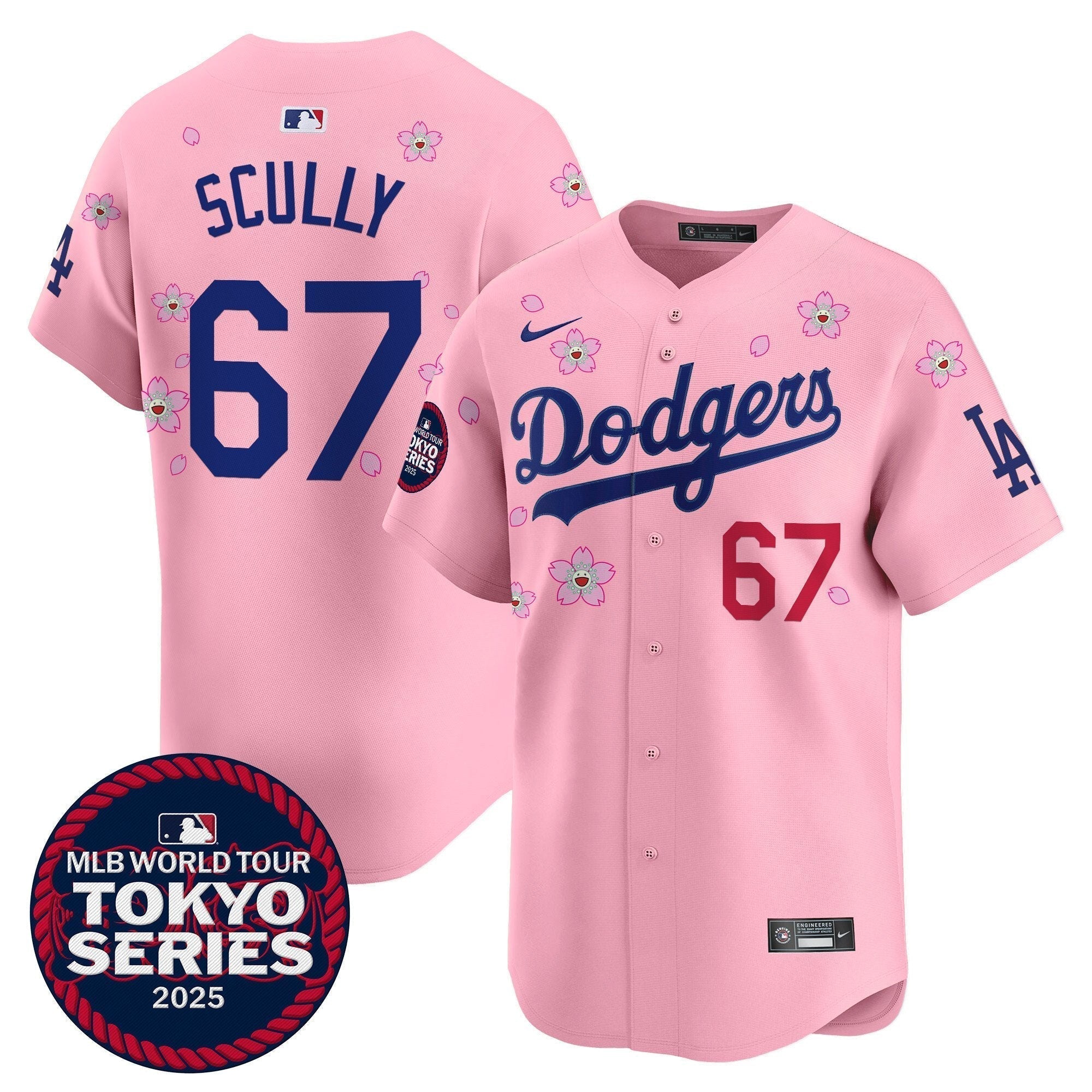 Dodgers Tokyo Series 2025 Vapor Premier Limited Jersey - Stitched