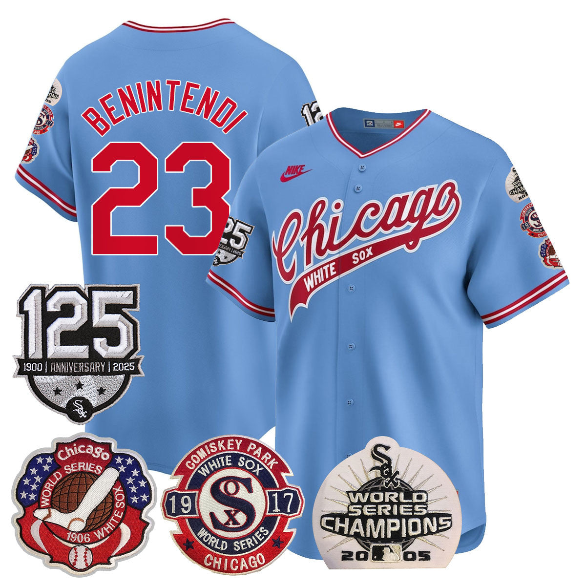 CWS 125th Anniversary - World Series Champions Jersey - Stitched