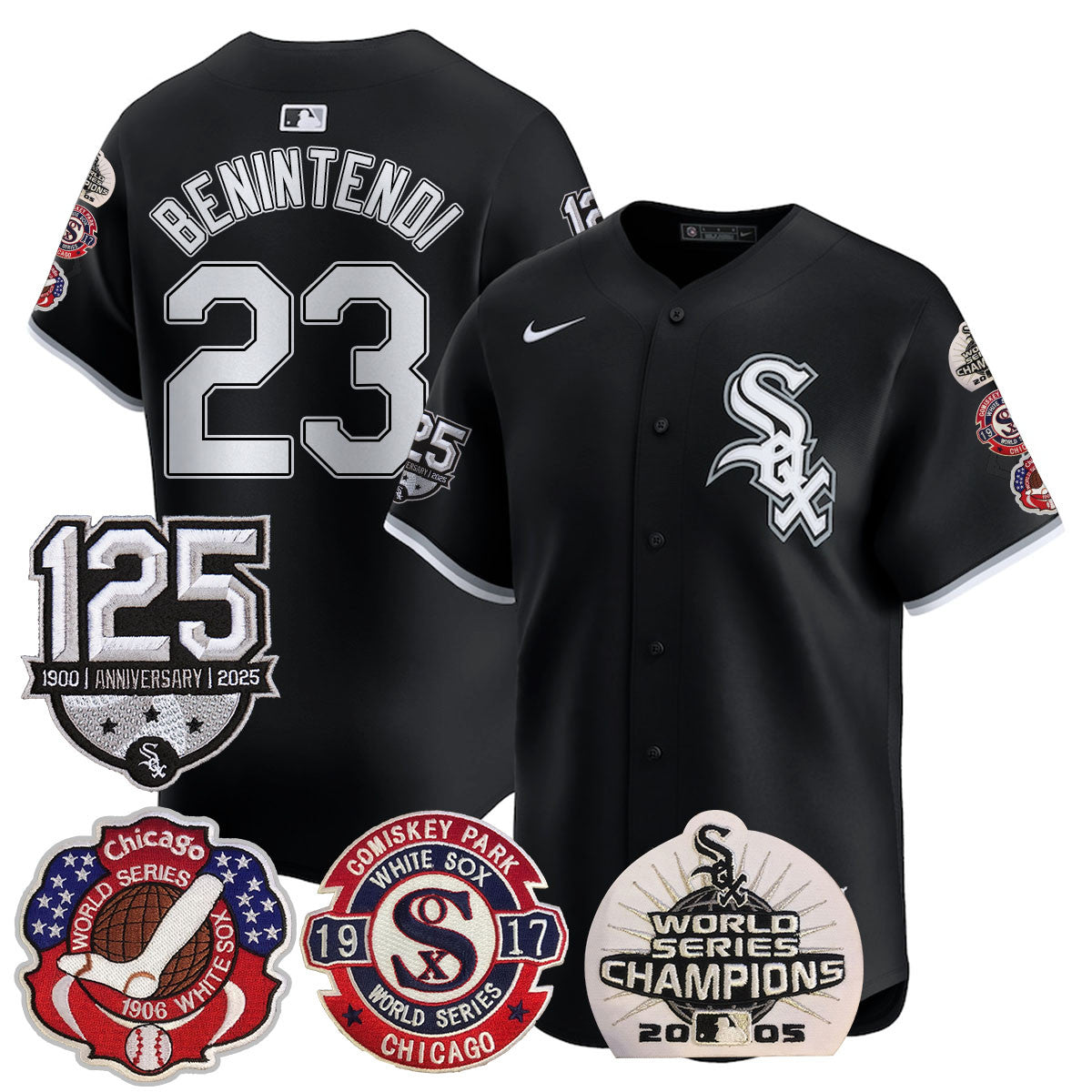 CWS 125th Anniversary - World Series Champions Jersey - Stitched