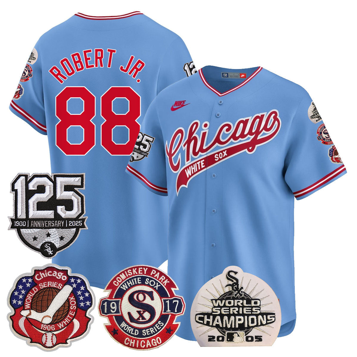 CWS 125th Anniversary - World Series Champions Jersey - Stitched
