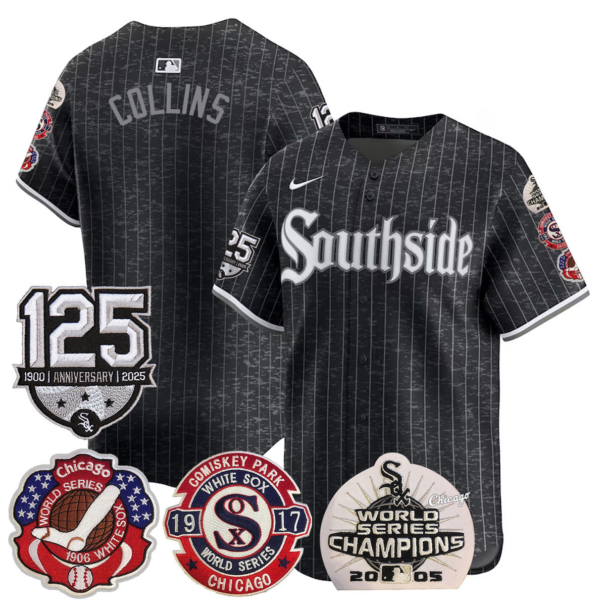 CWS 125th Anniversary - World Series Champions Jersey - Stitched