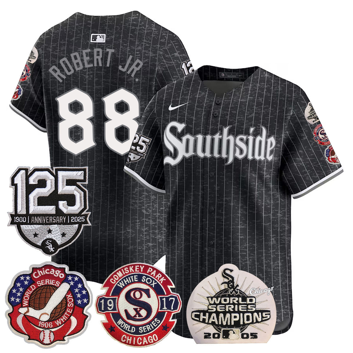 CWS 125th Anniversary - World Series Champions Jersey - Stitched