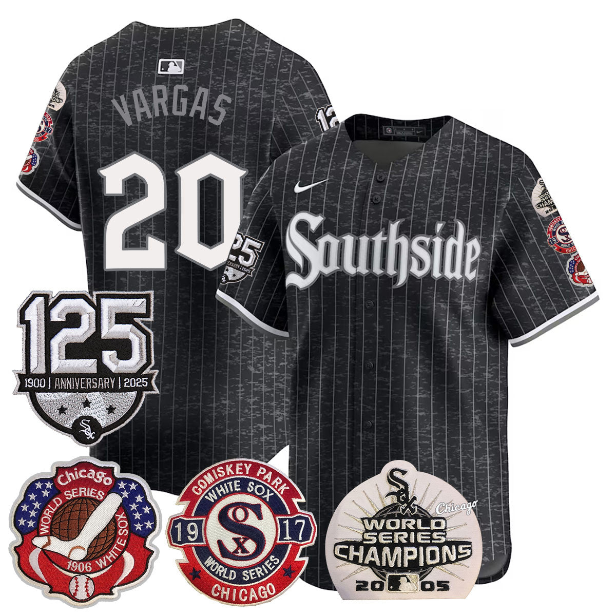 CWS 125th Anniversary - World Series Champions Jersey - Stitched