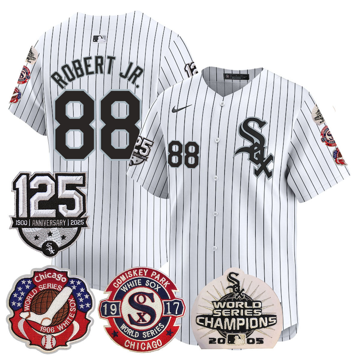 CWS 125th Anniversary - World Series Champions Jersey - Stitched