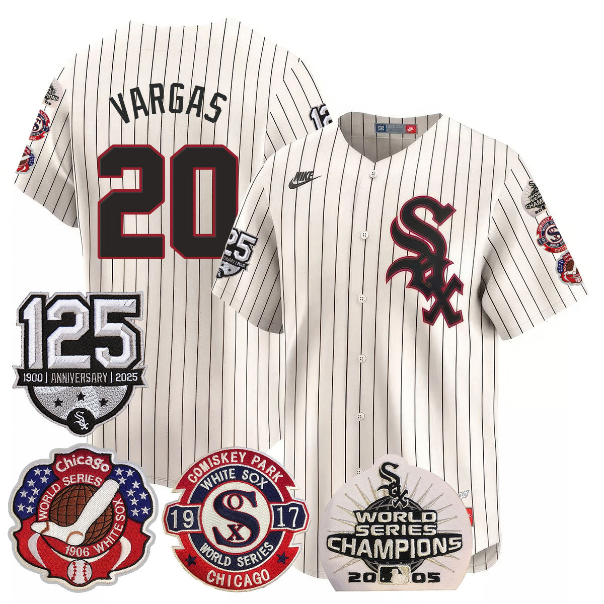 CWS 125th Anniversary - World Series Champions Jersey - Stitched